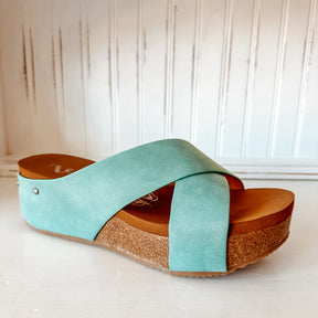 Hero Platform Sandal - Turquoise