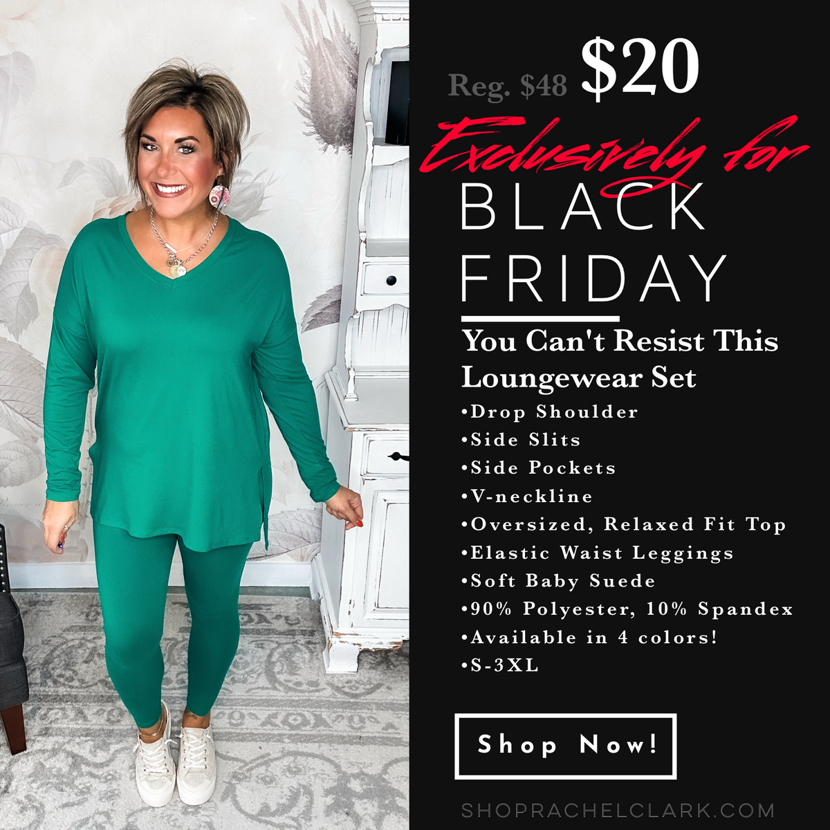 BLACK FRIDAY EXCLUSIVE! - You Can't Resist This Loungewear Set - Forest