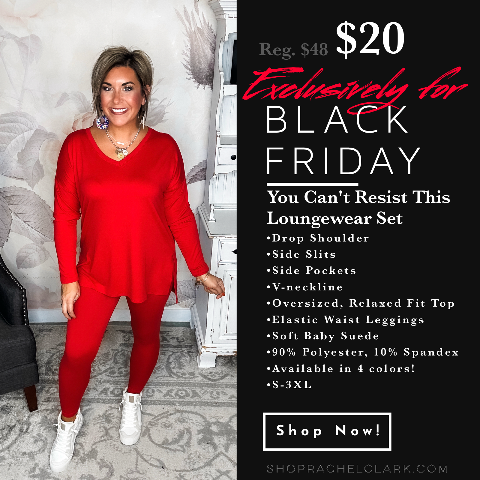 BLACK FRIDAY EXCLUSIVE! - You Can't Resist This Loungewear Set - Ruby