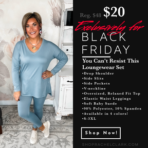 BLACK FRIDAY EXCLUSIVE! - You Can't Resist This Loungewear Set - Blue Grey