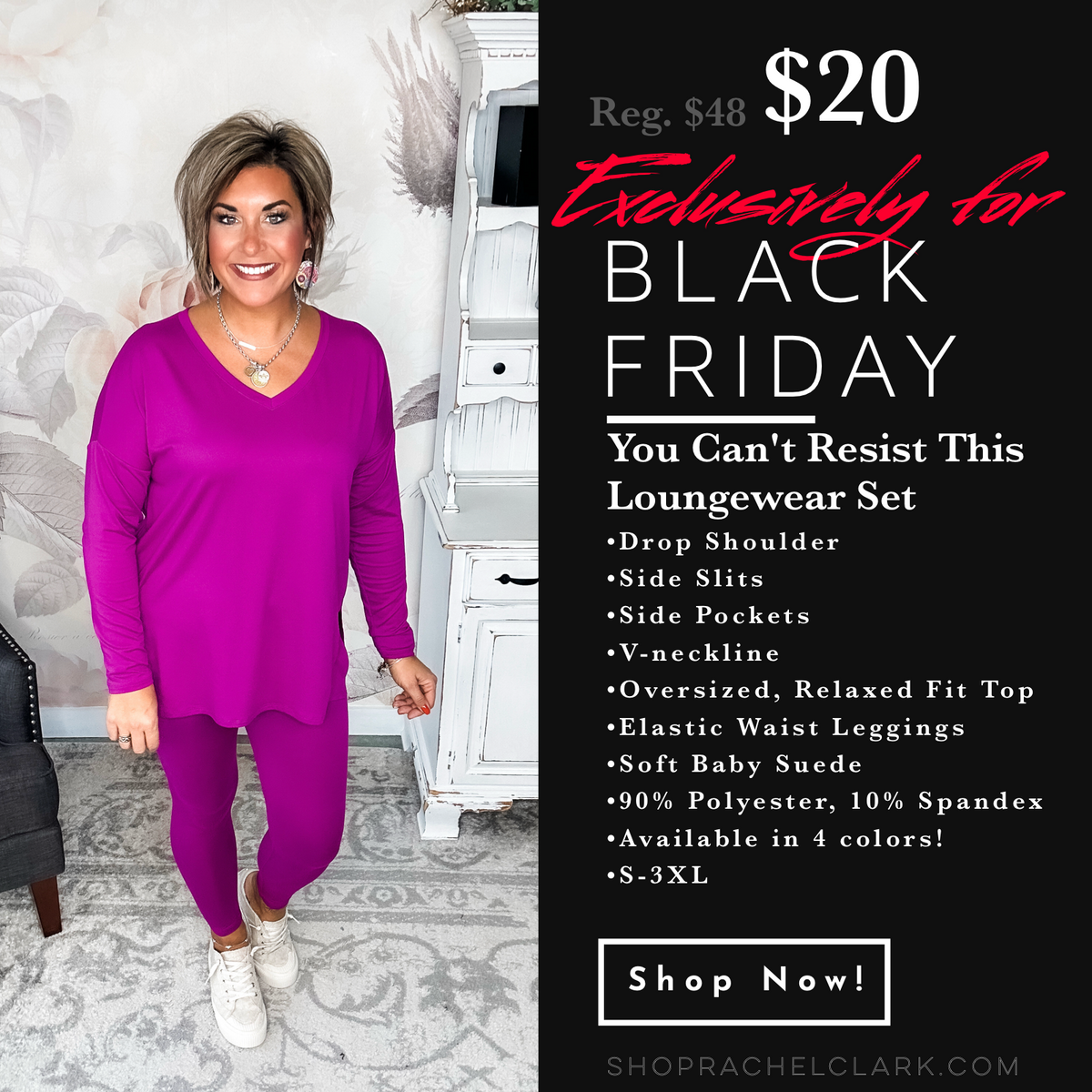 BLACK FRIDAY EXCLUSIVE! - You Can't Resist This Loungewear Set - Plum