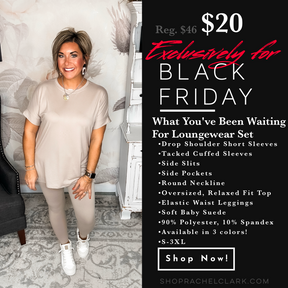 BLACK FRIDAY EXCLUSIVE! - What You've Been Waiting For Loungewear Set - Ash Mocha