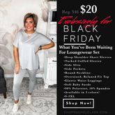 BLACK FRIDAY EXCLUSIVE! - What You've Been Waiting For Loungewear Set - Light Grey