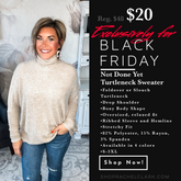 BLACK FRIDAY EXCLUSIVE! - Not Done Yet Turtleneck Sweater - Mocha