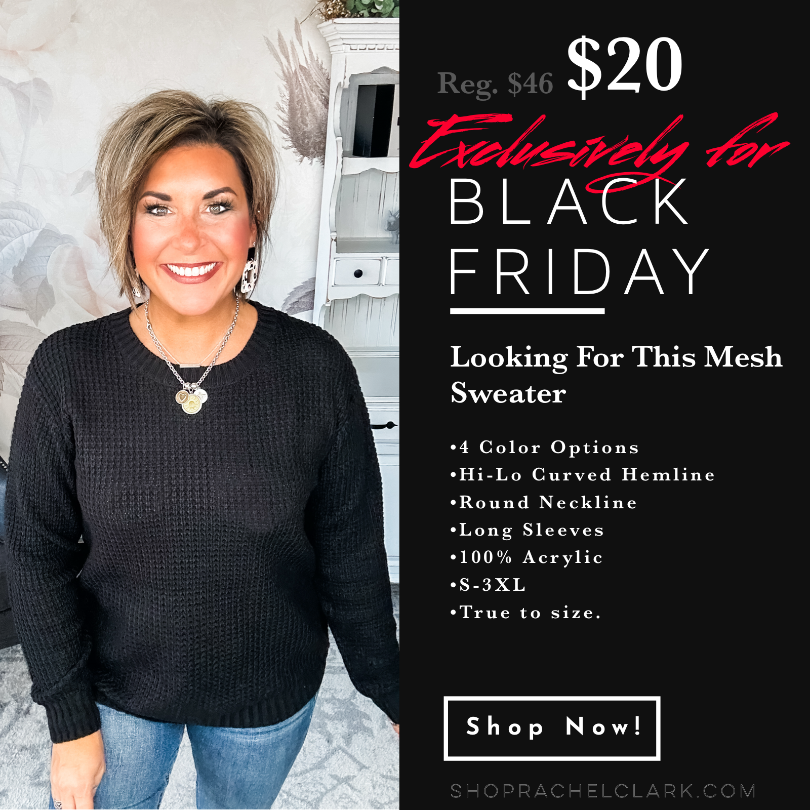 BLACK FRIDAY EXCLUSIVE! - Looking For This Sweater - Black