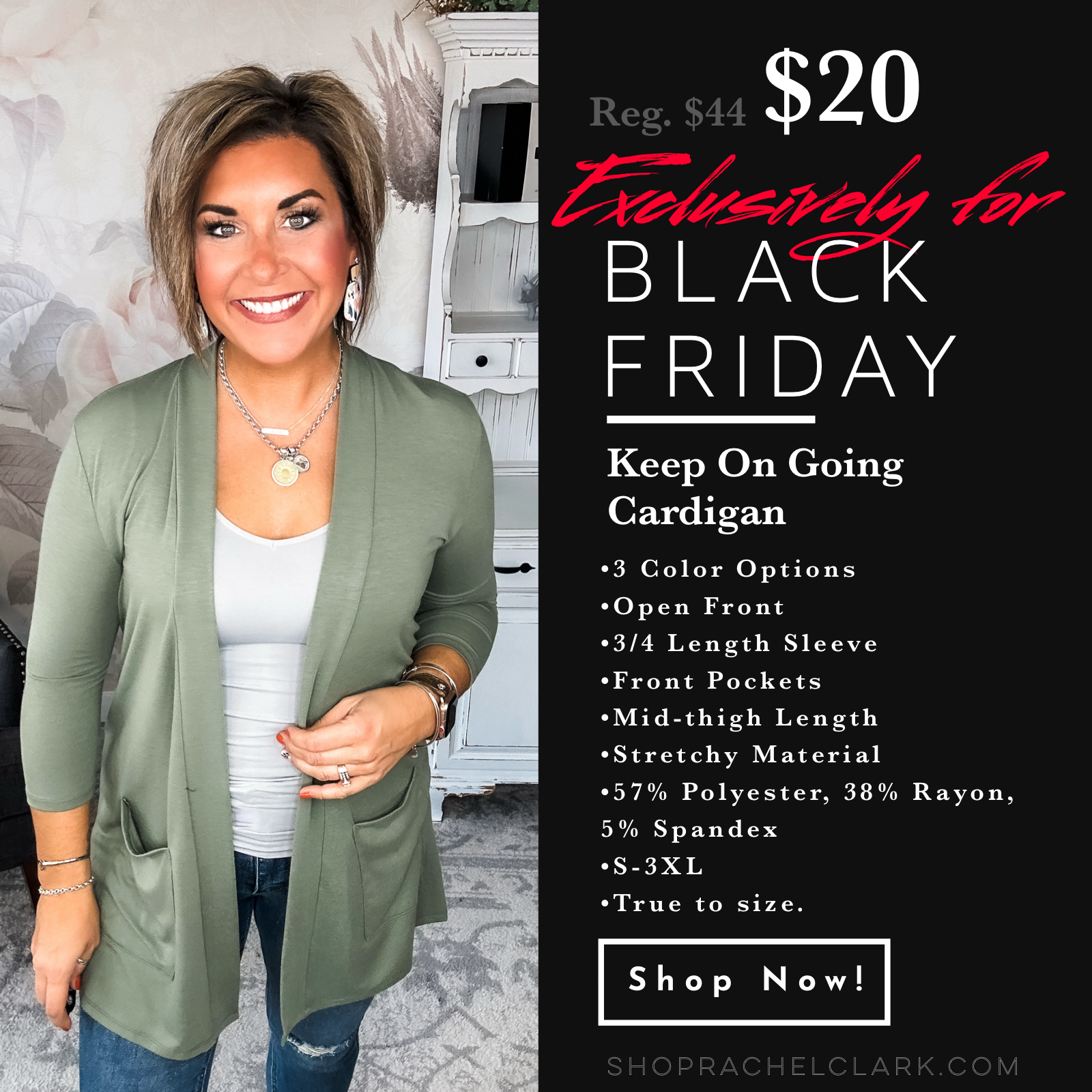 BLACK FRIDAY EXCLUSIVE! - Keep On Going Cardigan - Olive