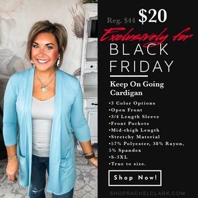 BLACK FRIDAY EXCLUSIVE! - Keep On Going Cardigan - Dusty Teal