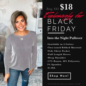 BLACK FRIDAY EXCLUSIVE! - Into The Night Pullover - Black