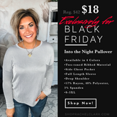 BLACK FRIDAY EXCLUSIVE! - Into The Night Pullover - Sleet