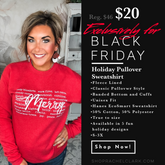 BLACK FRIDAY EXCLUSIVE! - All Things MERRY Pullover Sweatshirt