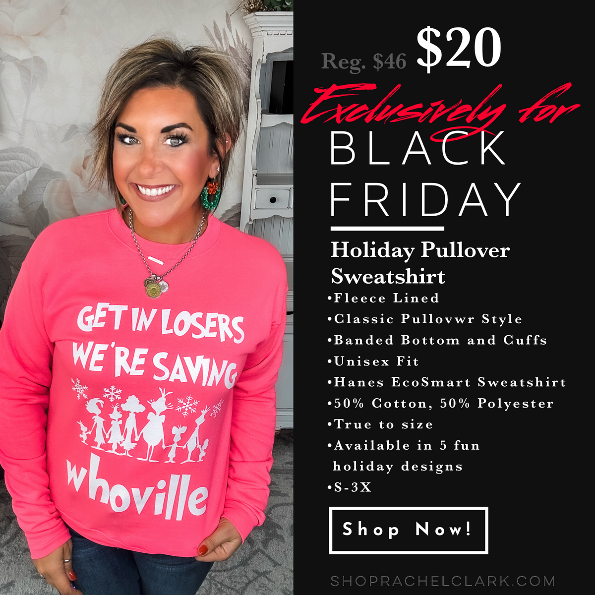 BLACK FRIDAY EXCLUSIVE! - Saving Whoville Pullover Sweatshirt