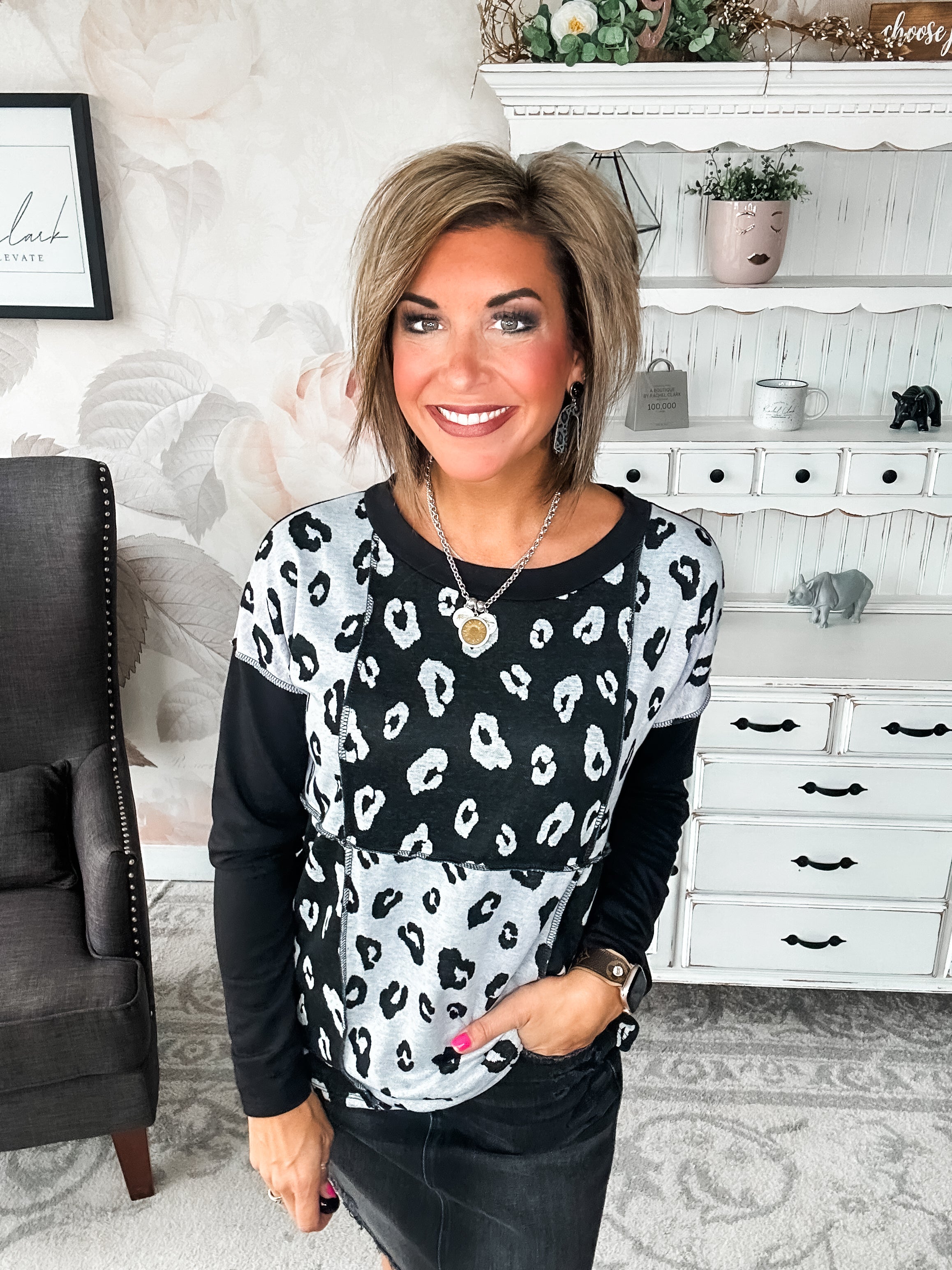 Out Of My Mind Knit Top