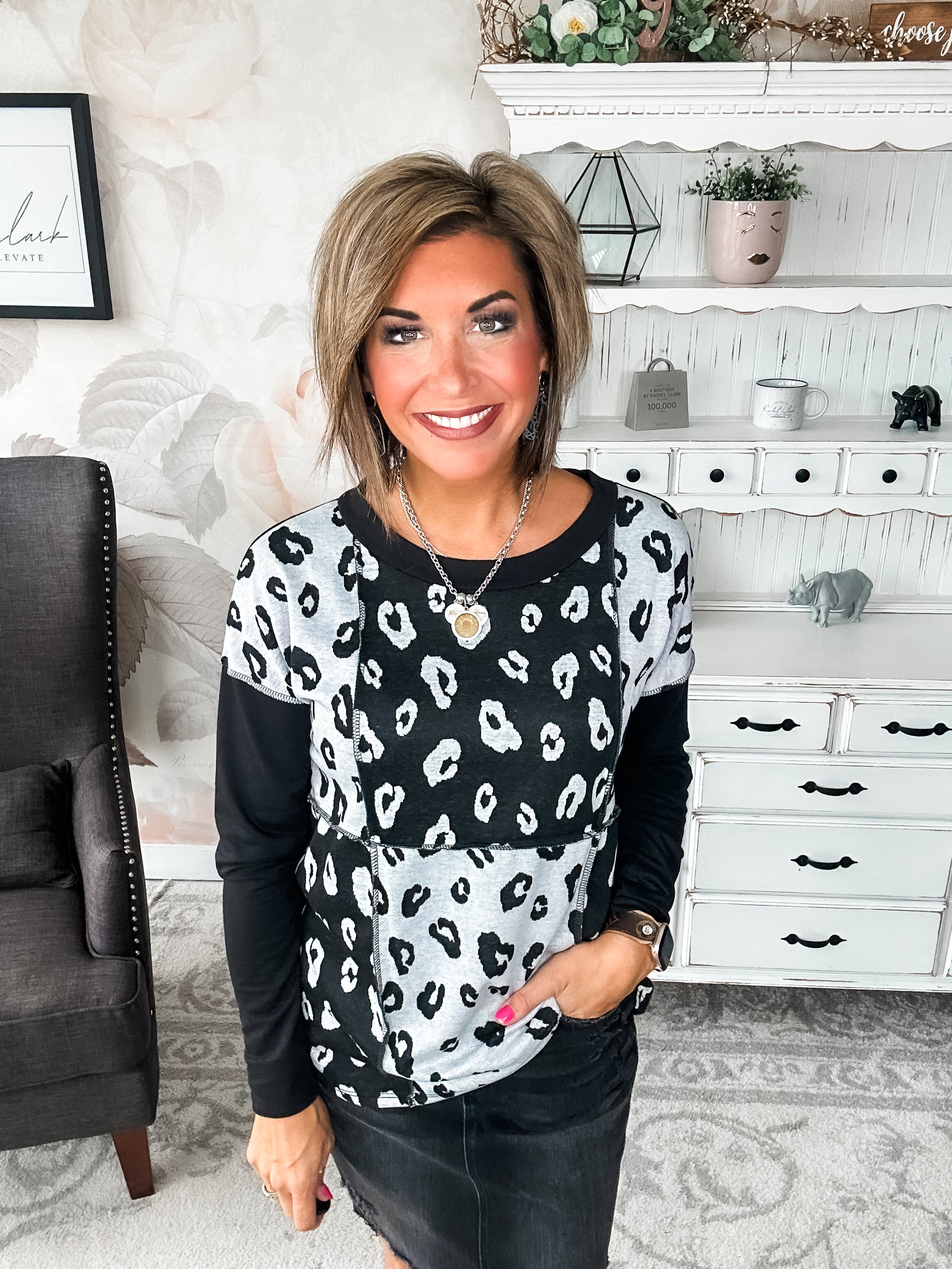 Out Of My Mind Knit Top