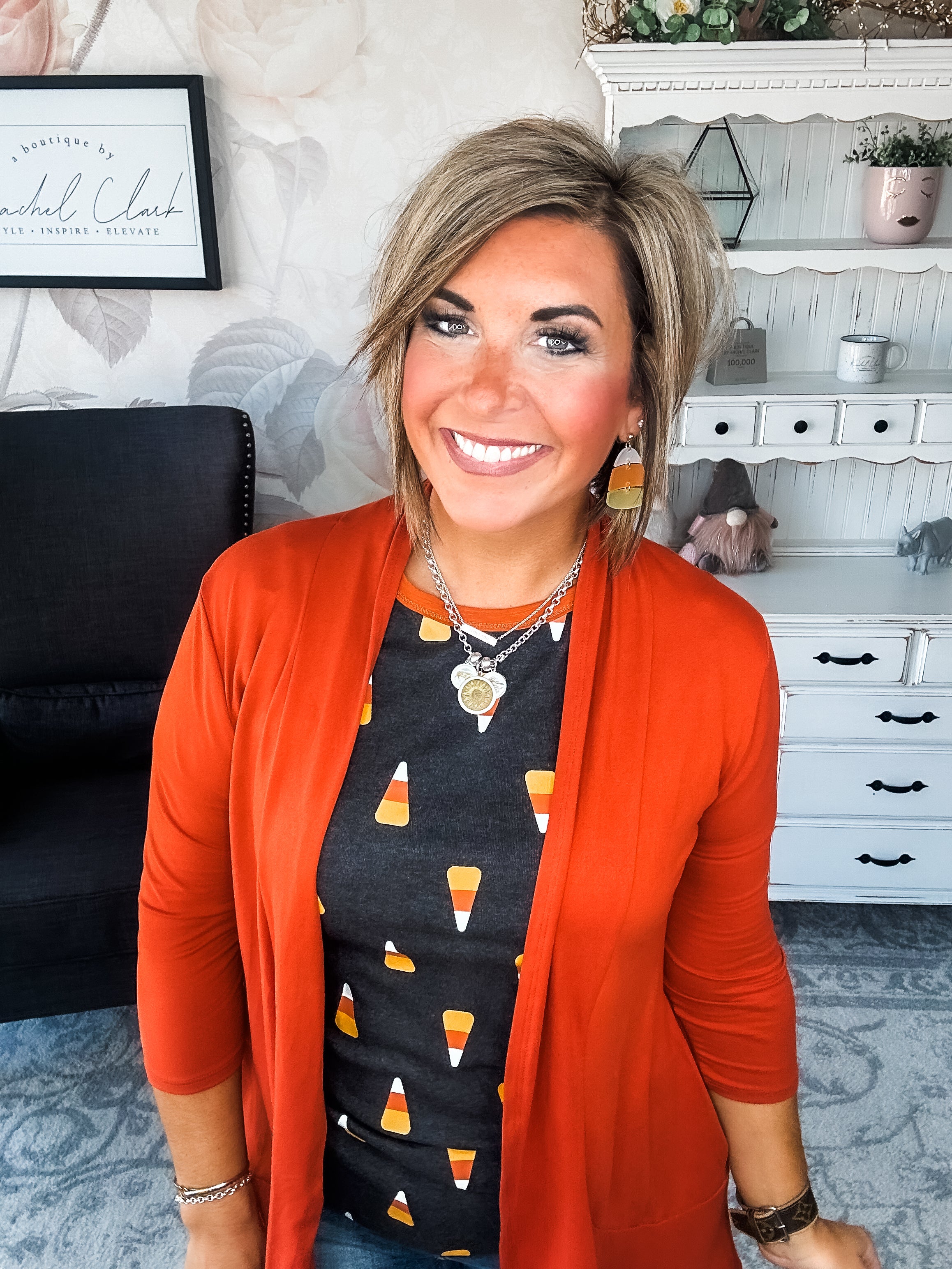 Ampersand Avenue Tee - Candy Corn Cutie