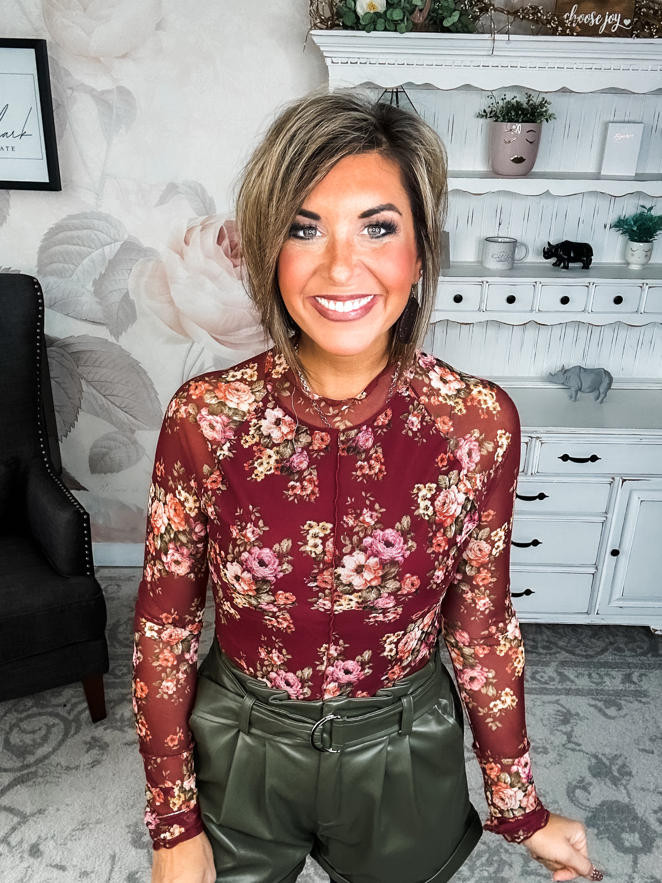 Better Than I Ever Did Top - Burgundy