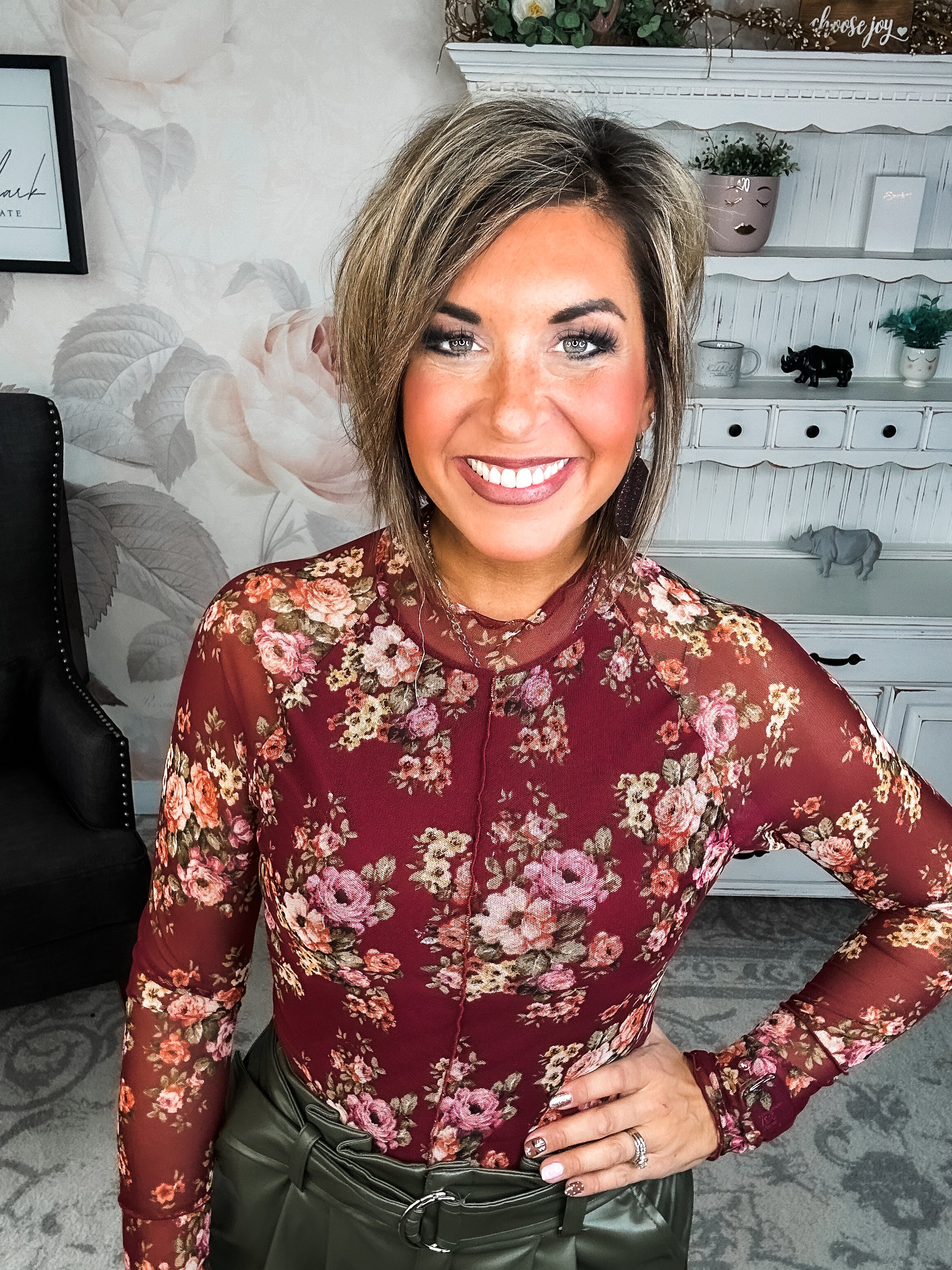 Better Than I Ever Did Top - Burgundy