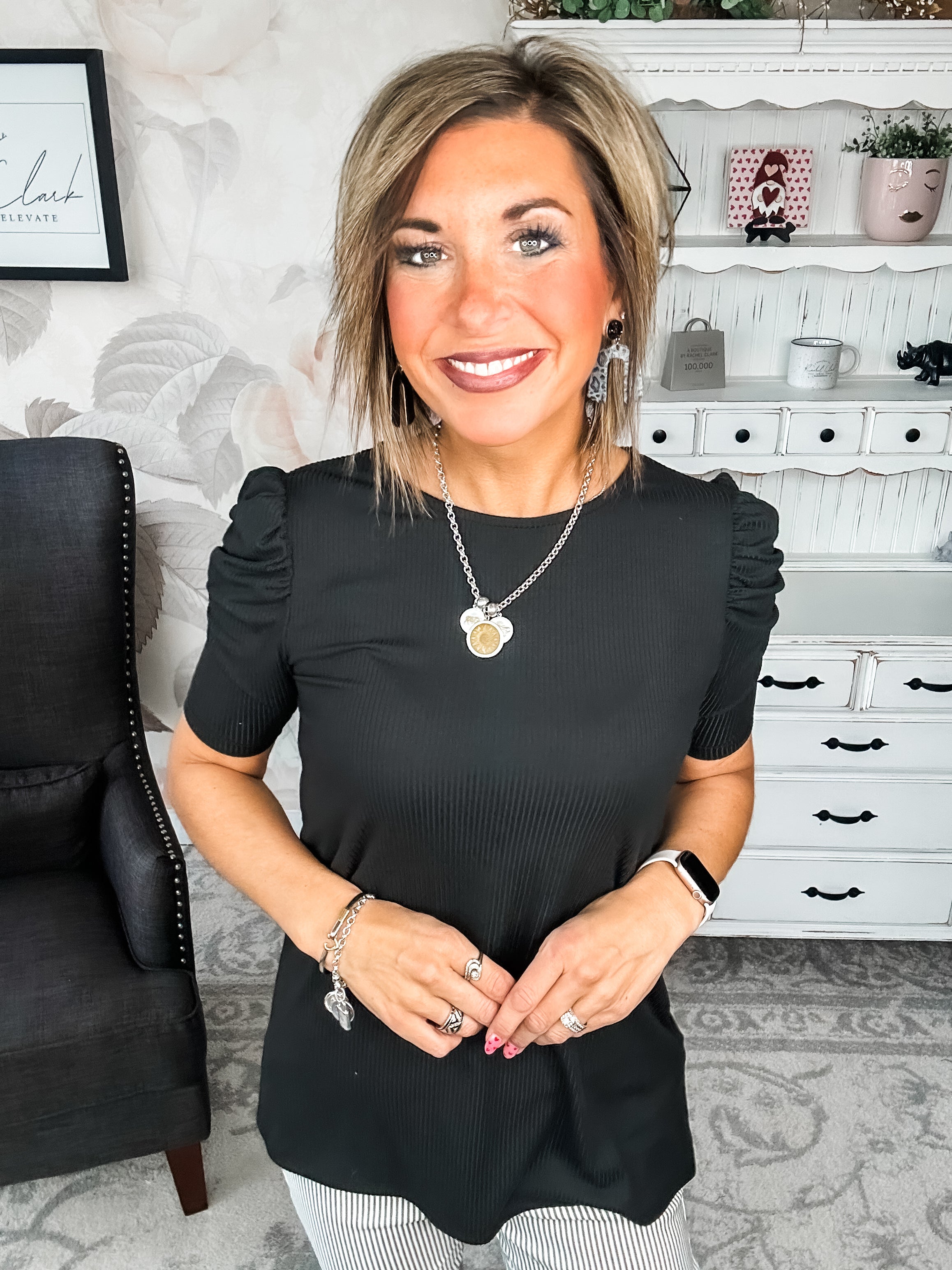 Can't Live Without You Top - Black