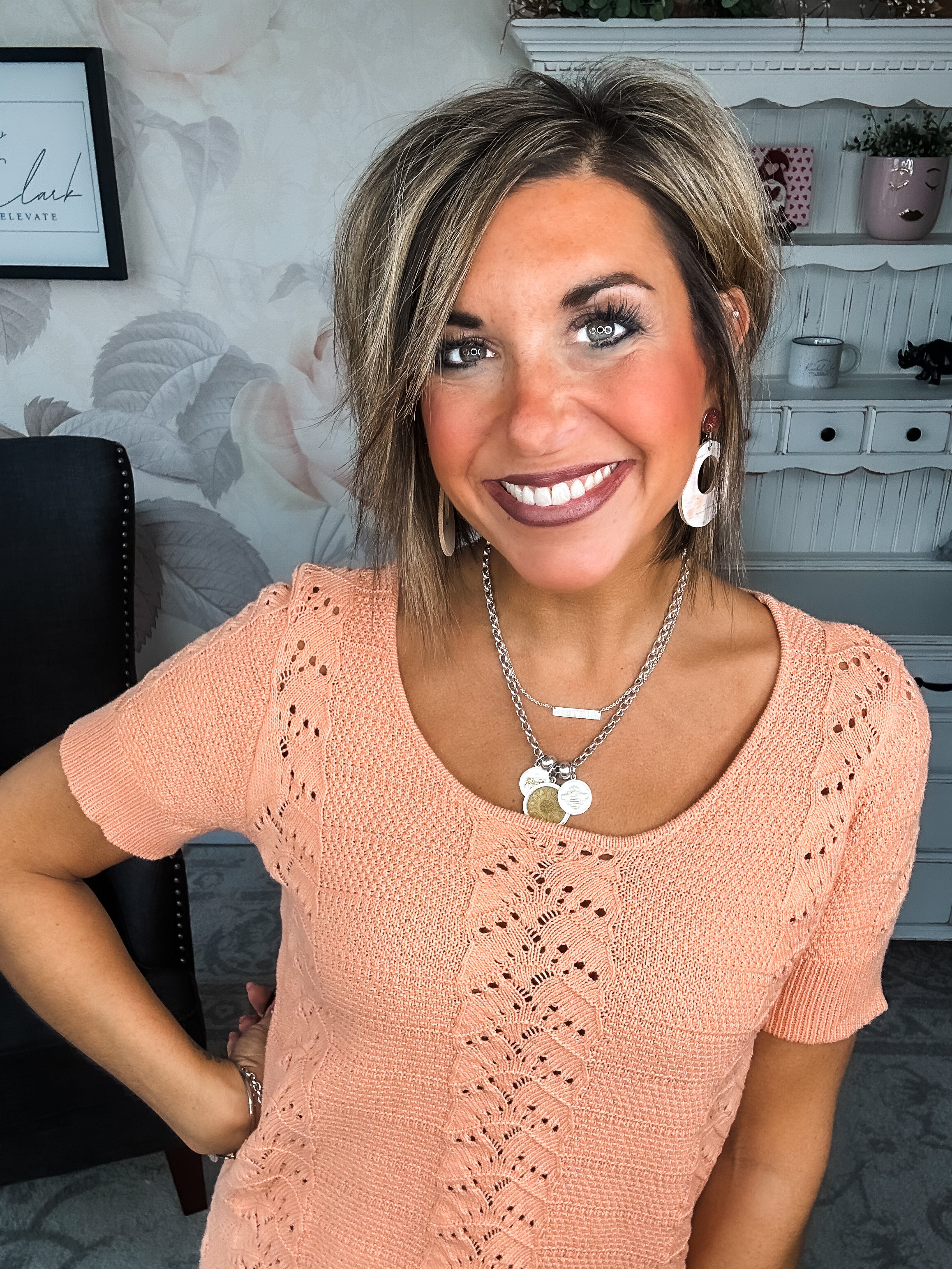 No More Words Knit Top