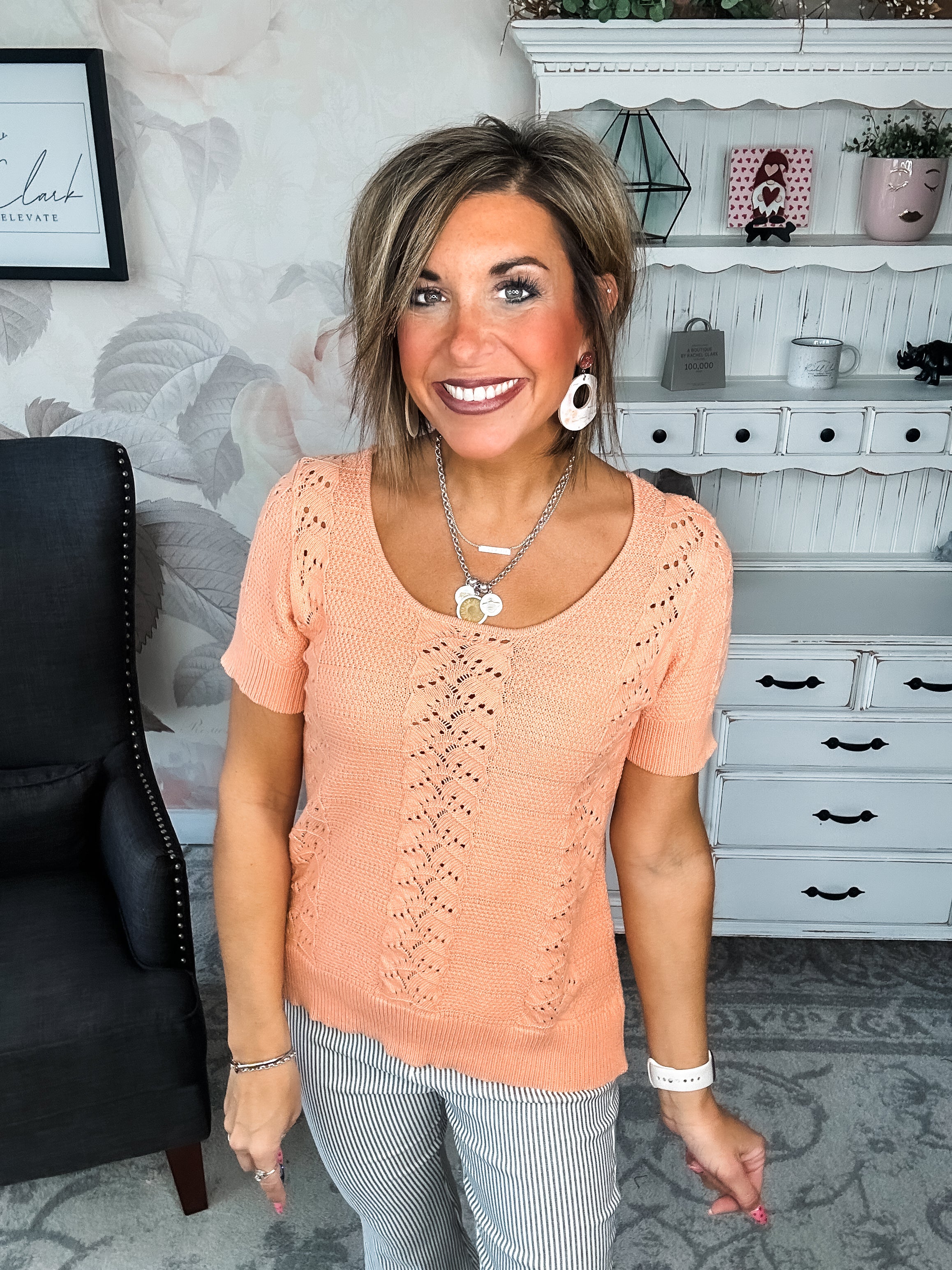 No More Words Knit Top