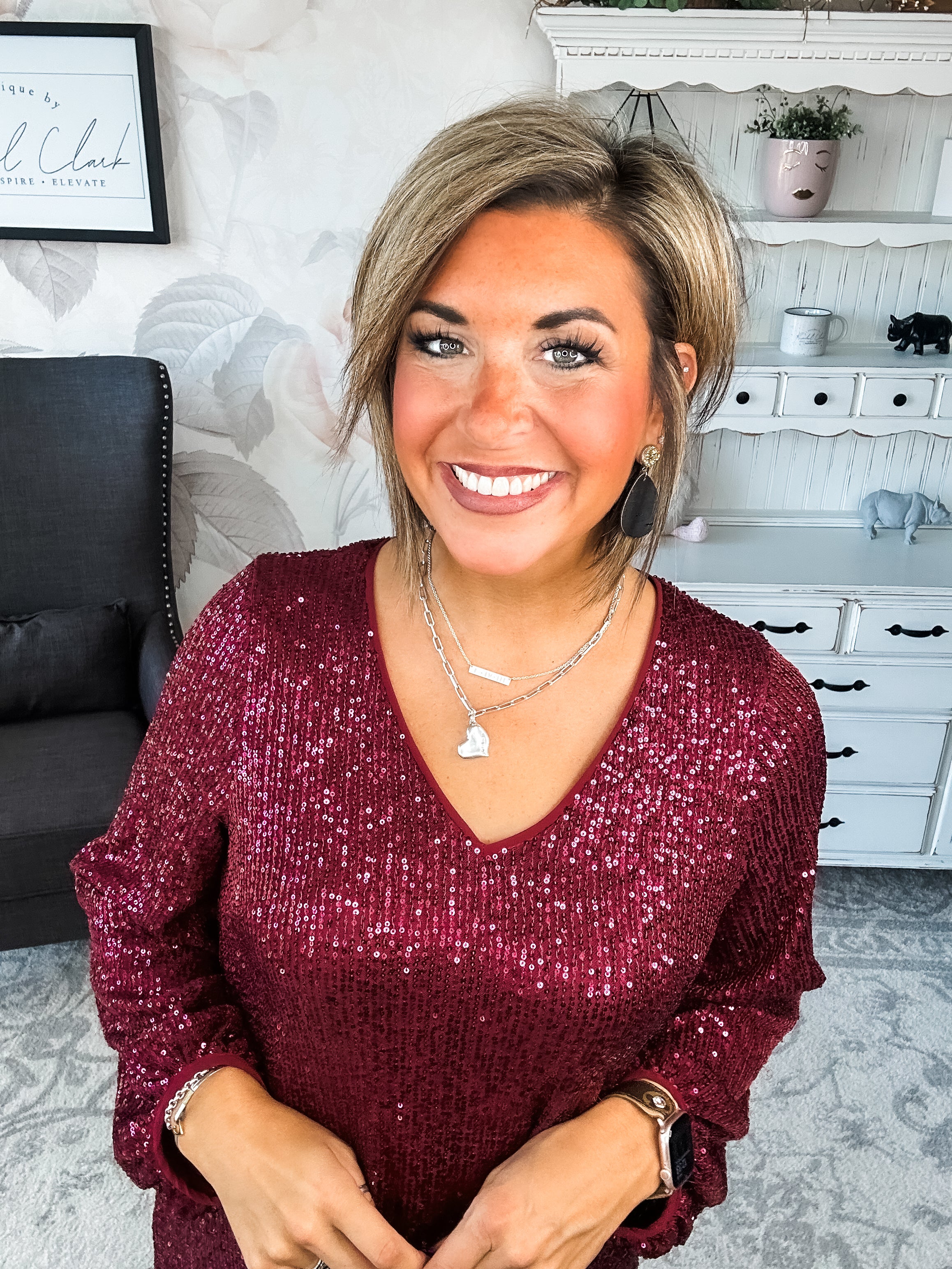 Set Me Free Sequin Dress