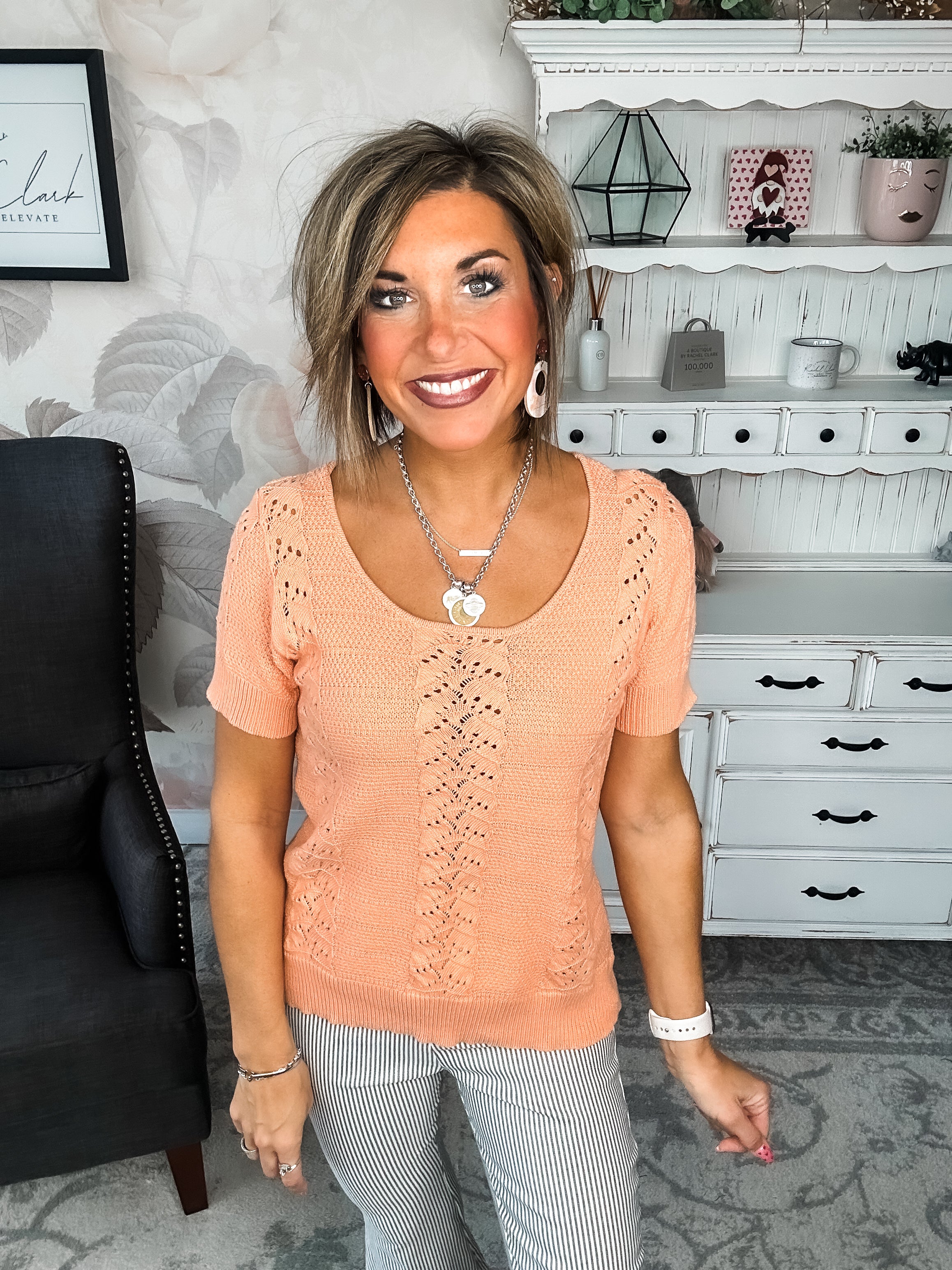 No More Words Knit Top