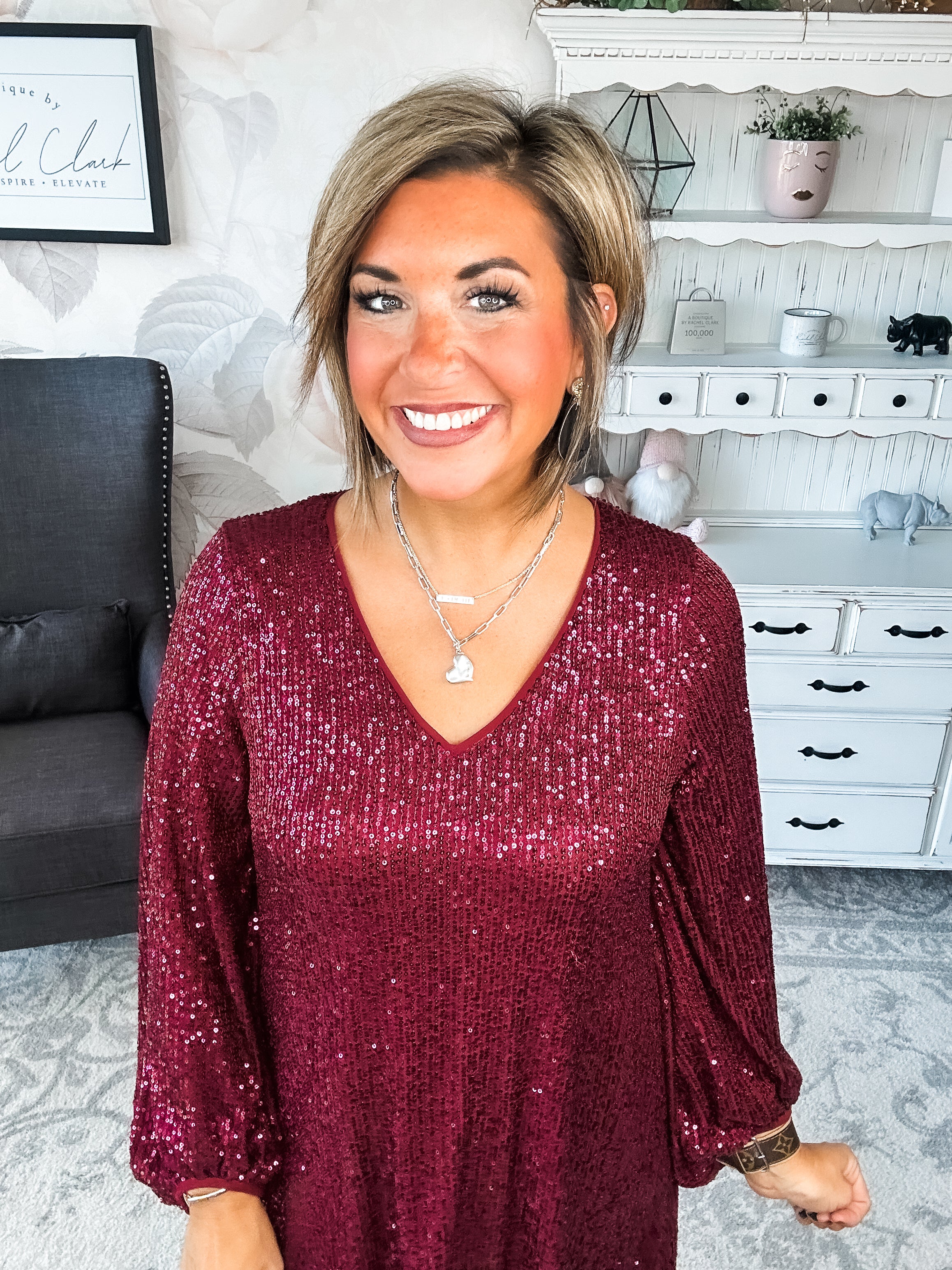 Set Me Free Sequin Dress