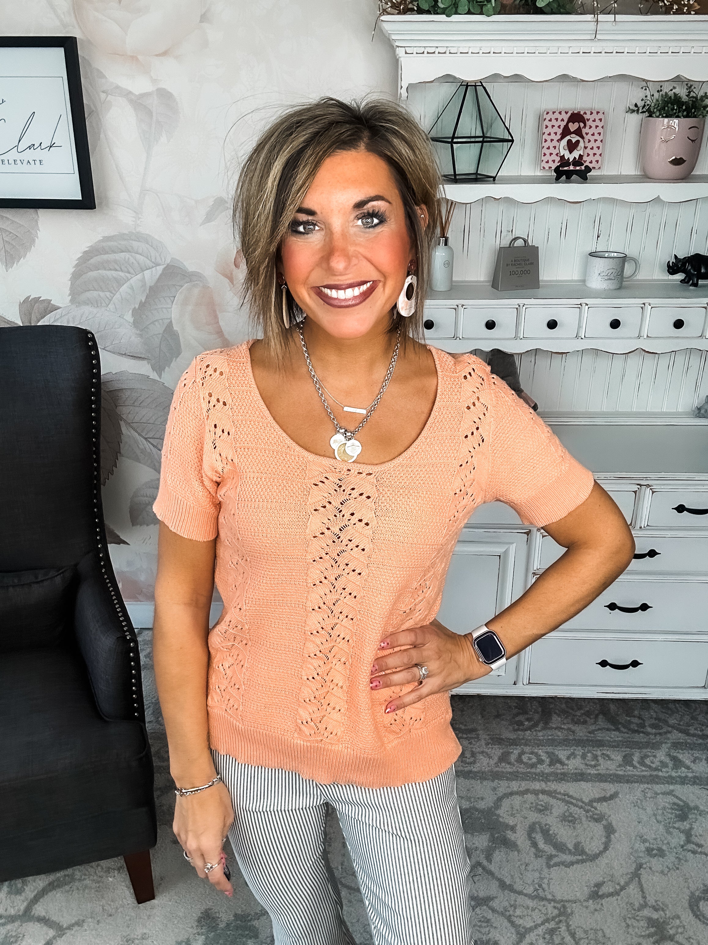 No More Words Knit Top