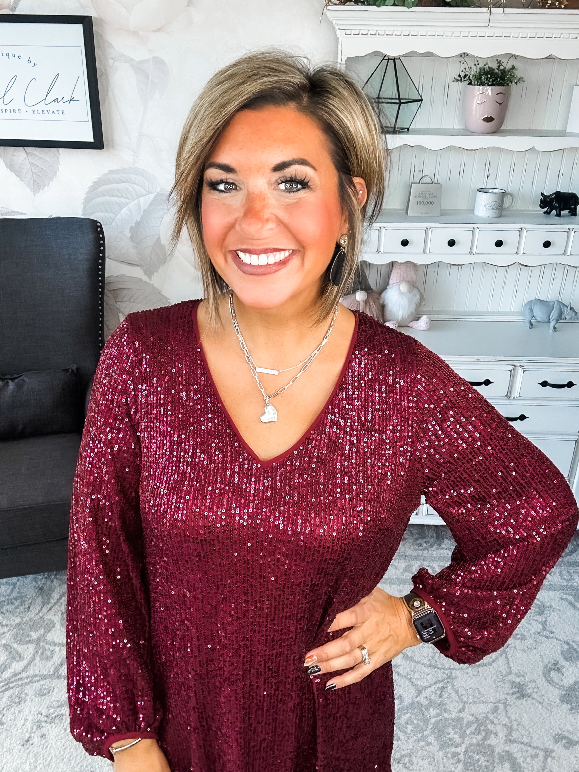 Set Me Free Sequin Dress