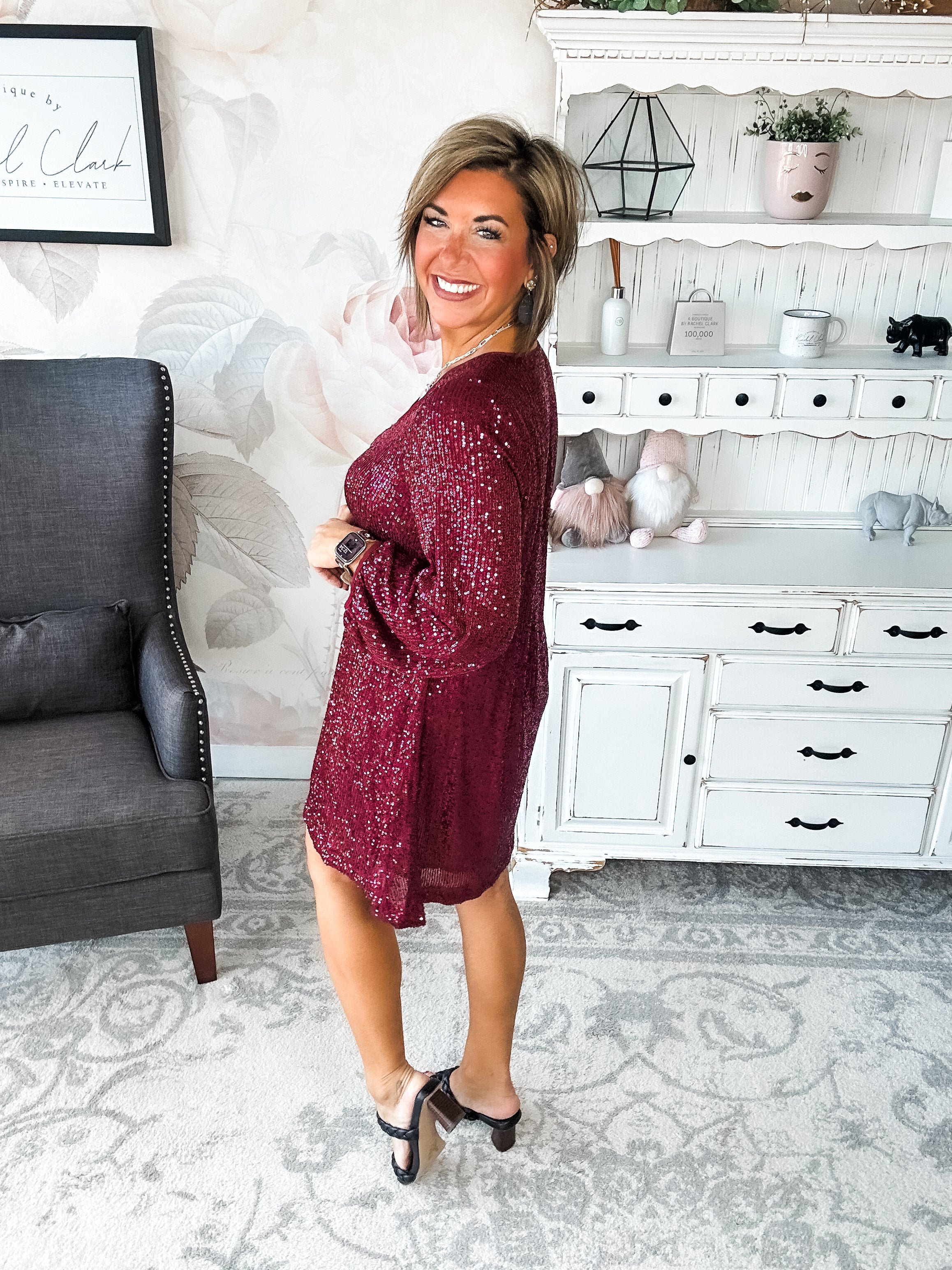 Set Me Free Sequin Dress