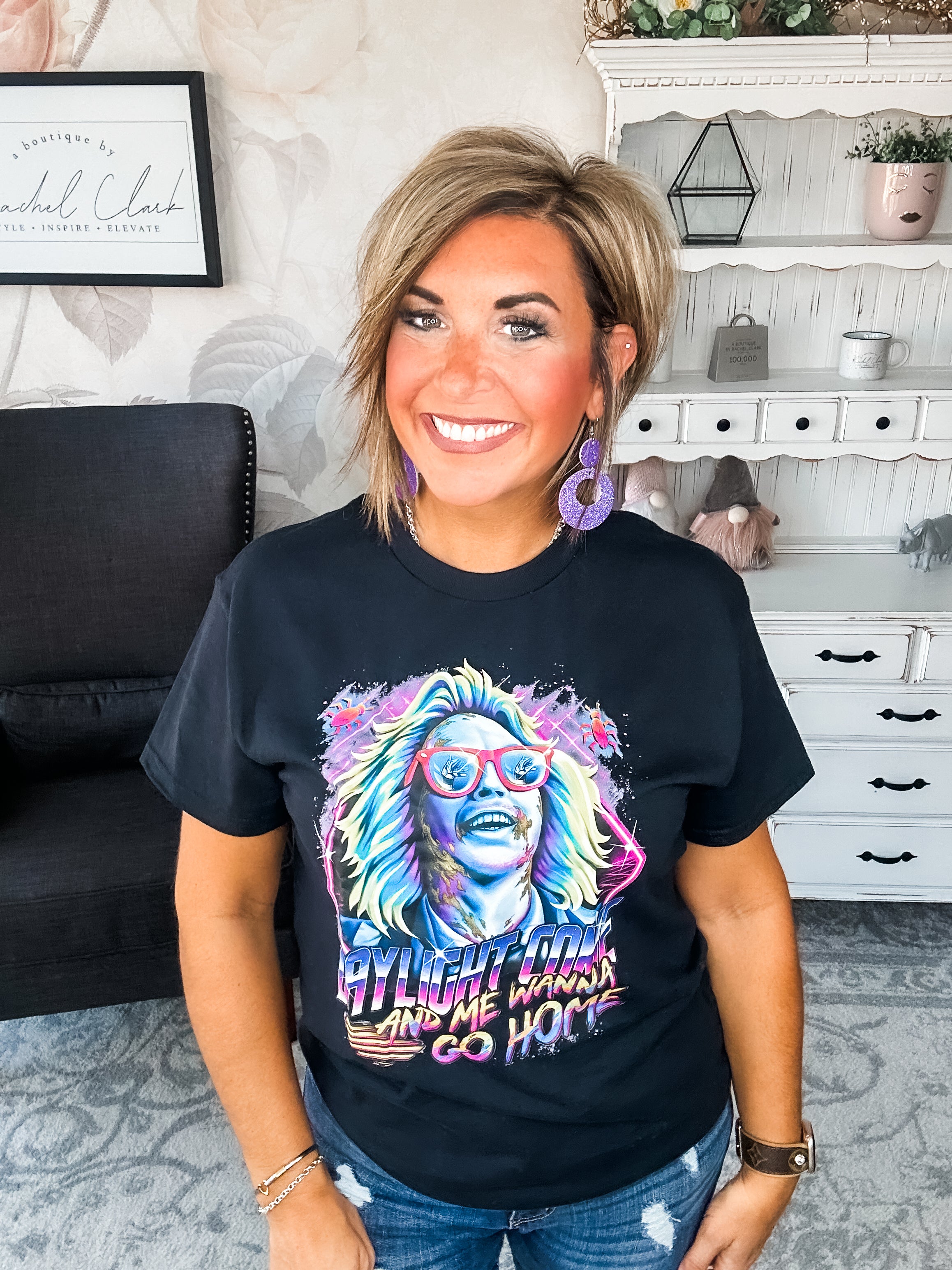 Daylight Come & Me Wanna Go Home Graphic Tee