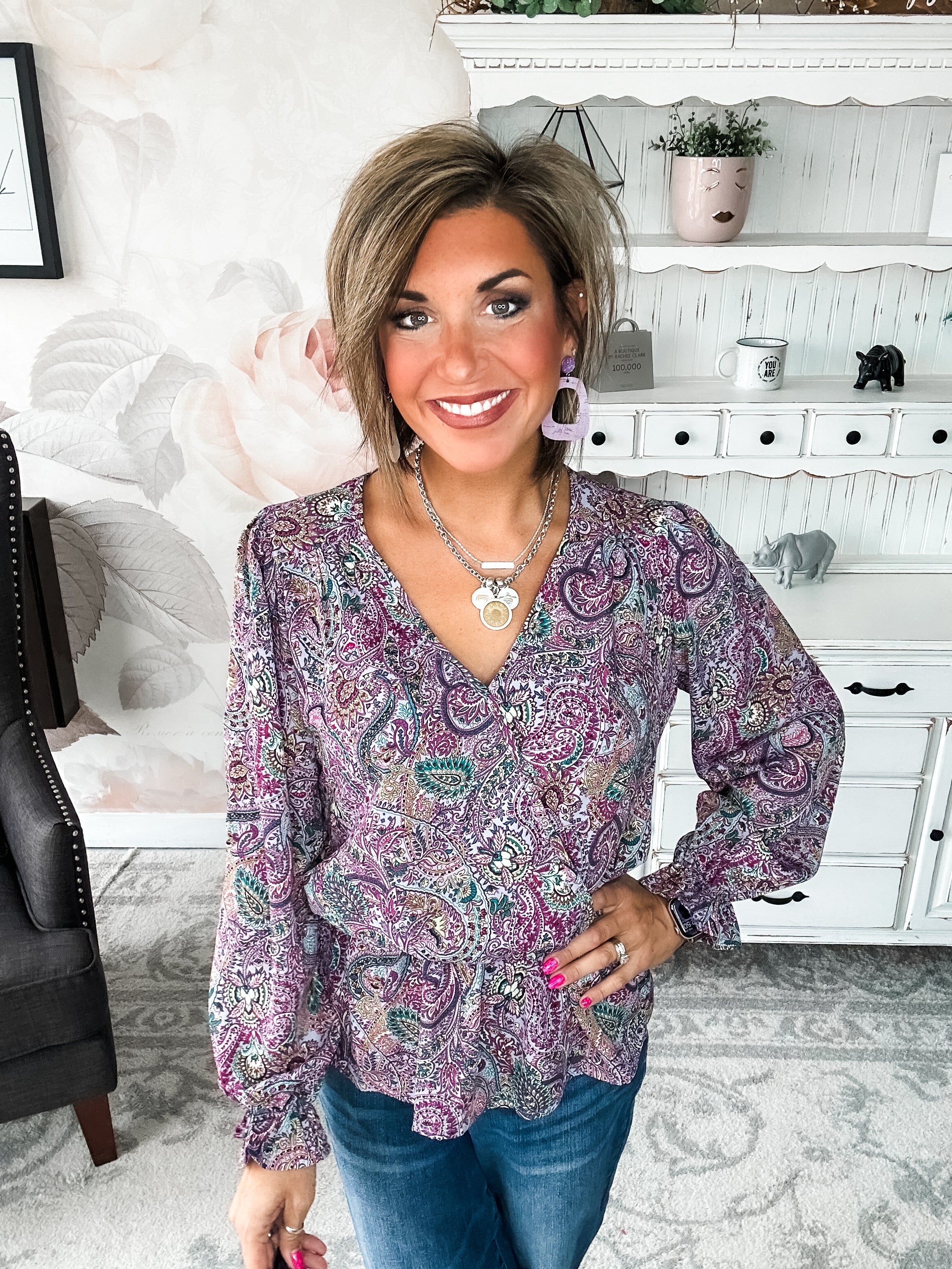 Whatever You're Doing Blouse