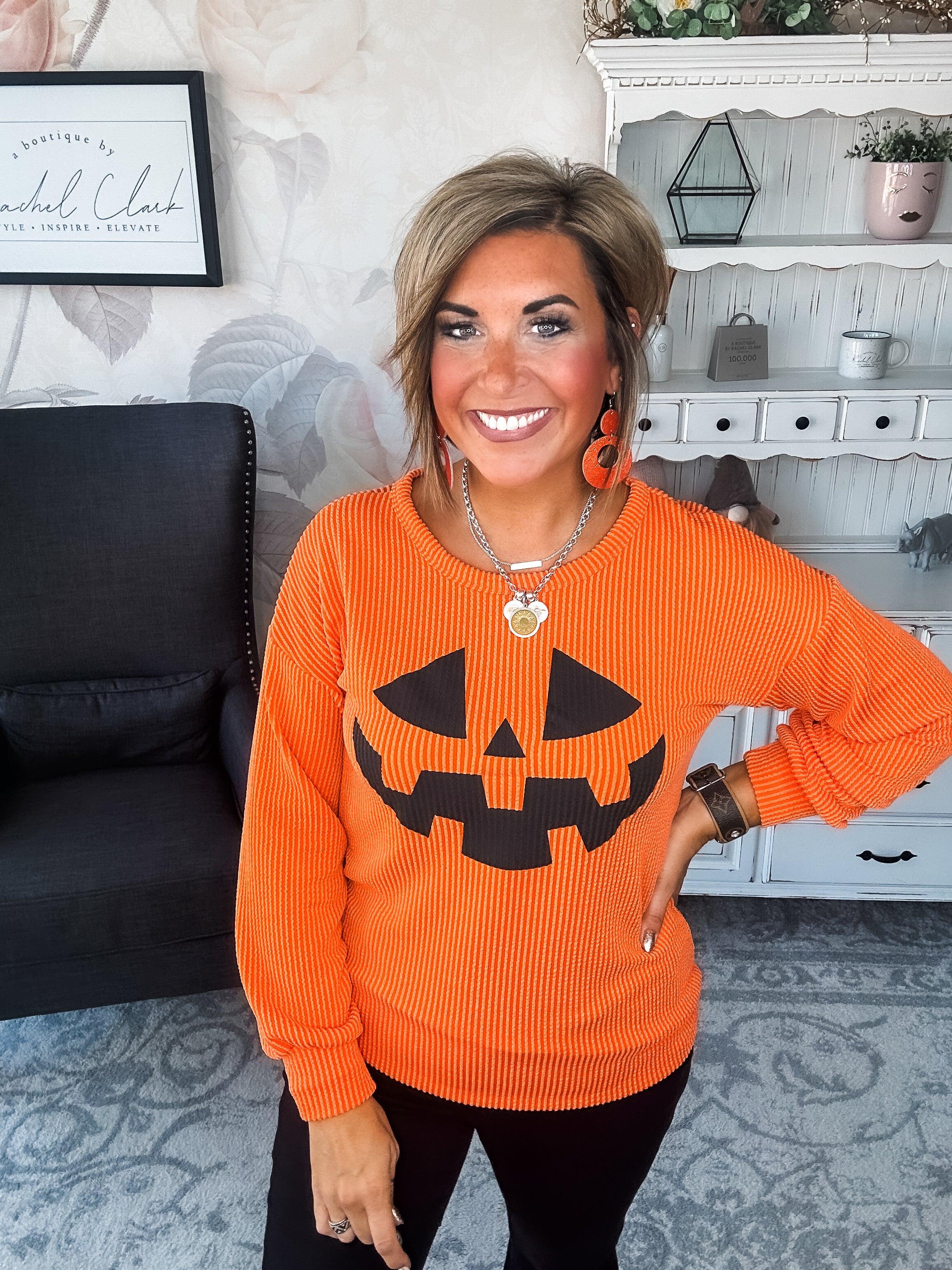 Jack-O Pumpkin Pullover