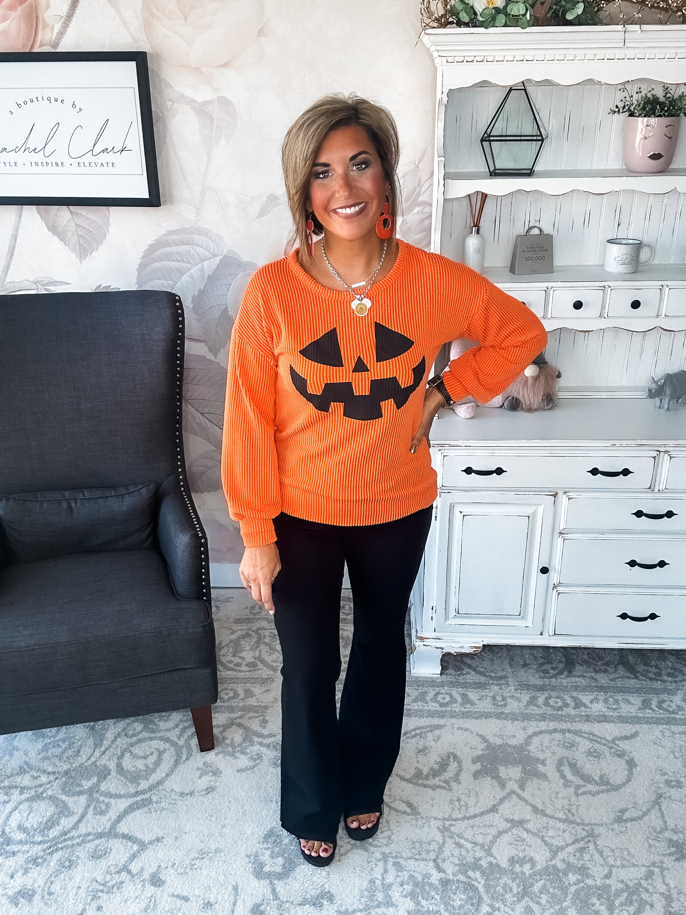 Jack-O Pumpkin Pullover