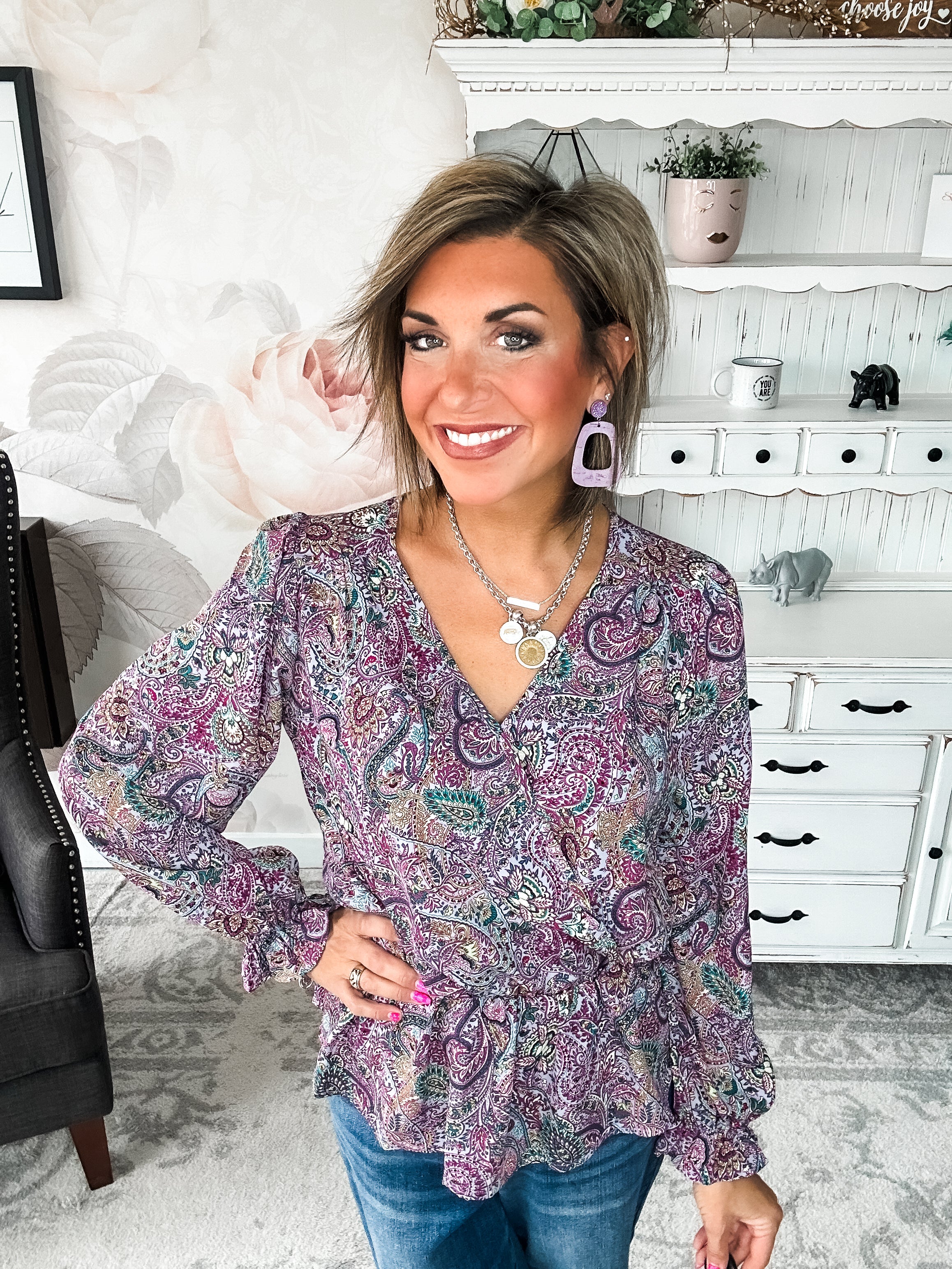 Whatever You're Doing Blouse