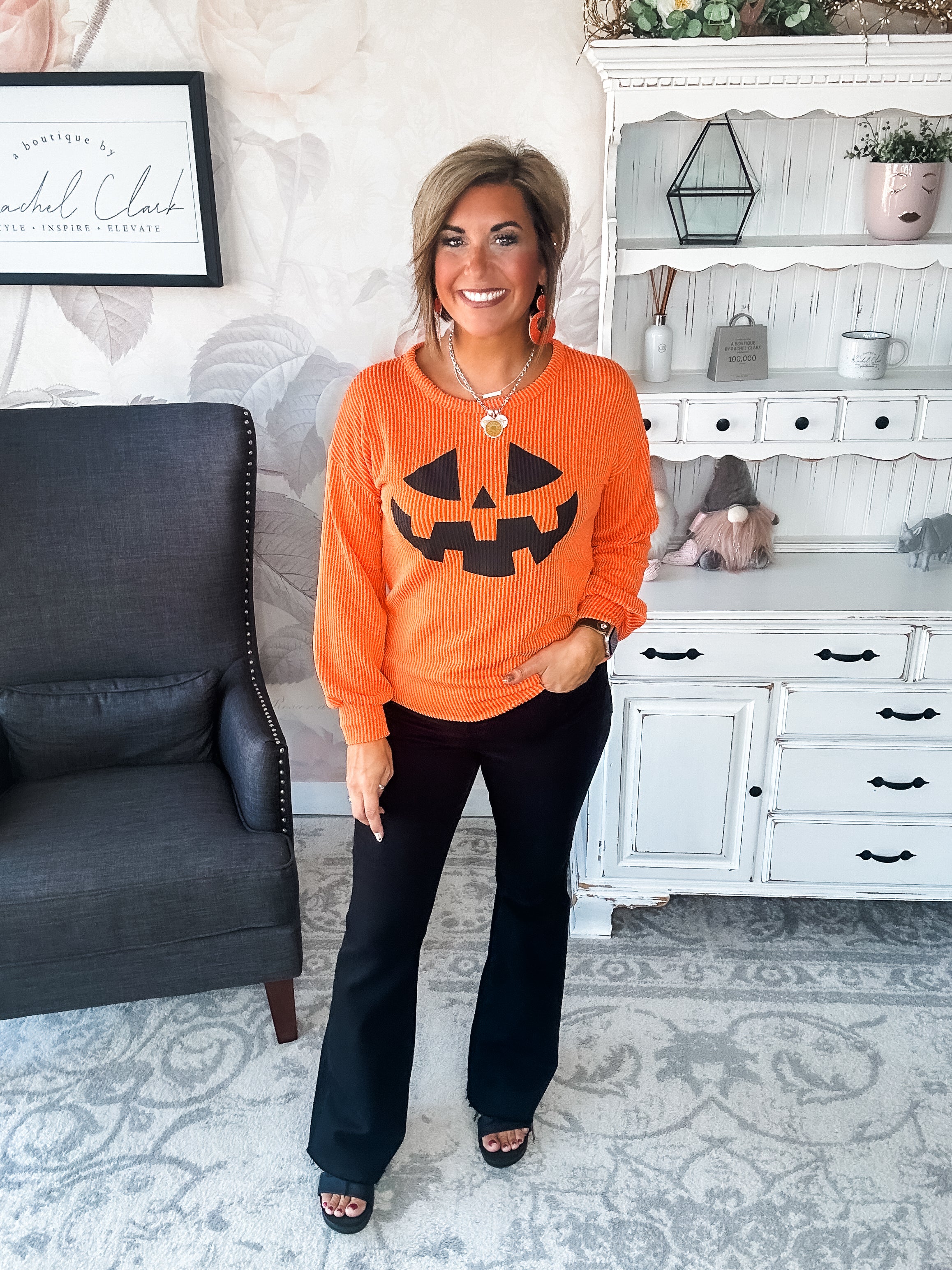 Jack-O Pumpkin Pullover