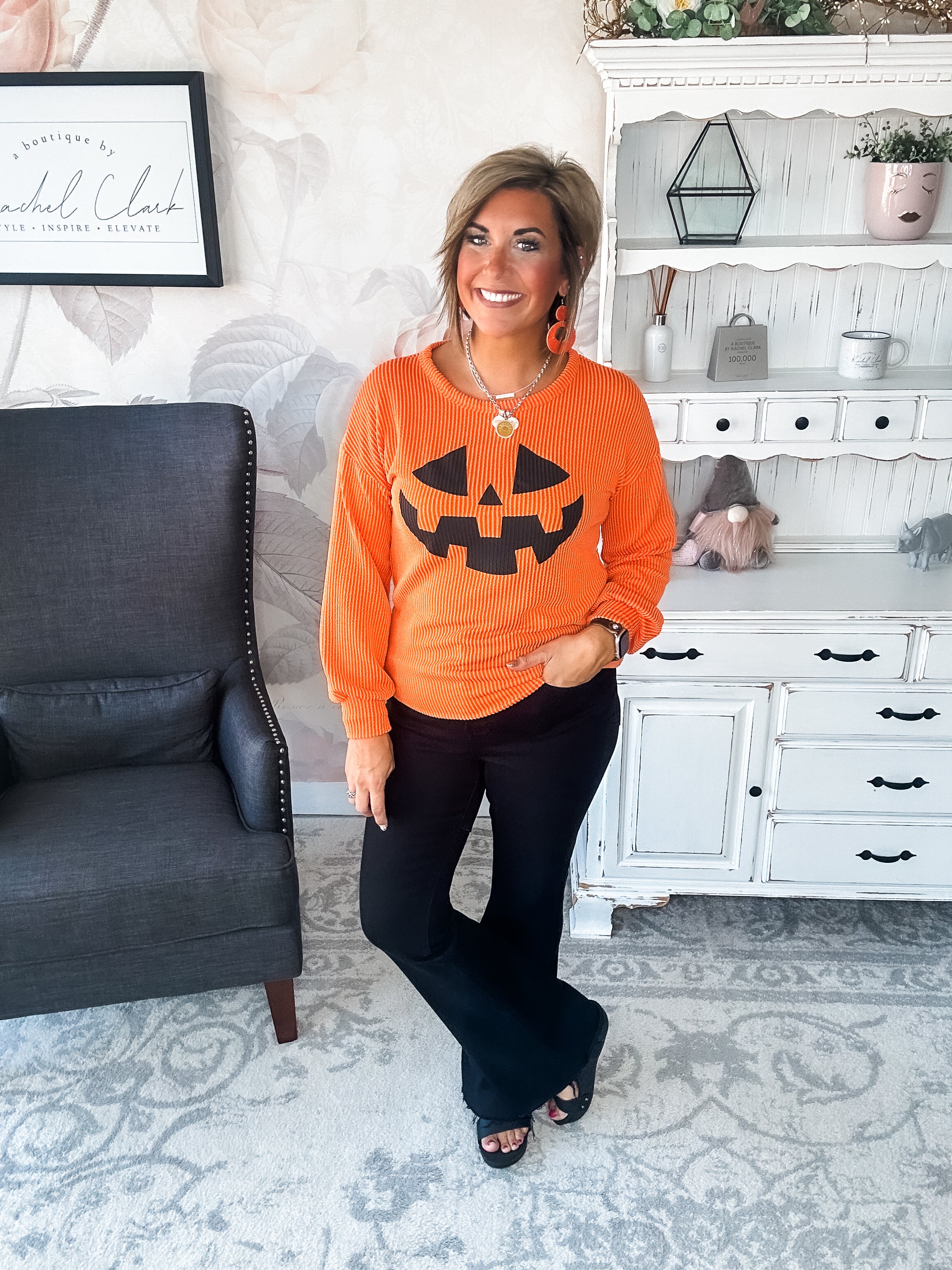 Jack-O Pumpkin Pullover