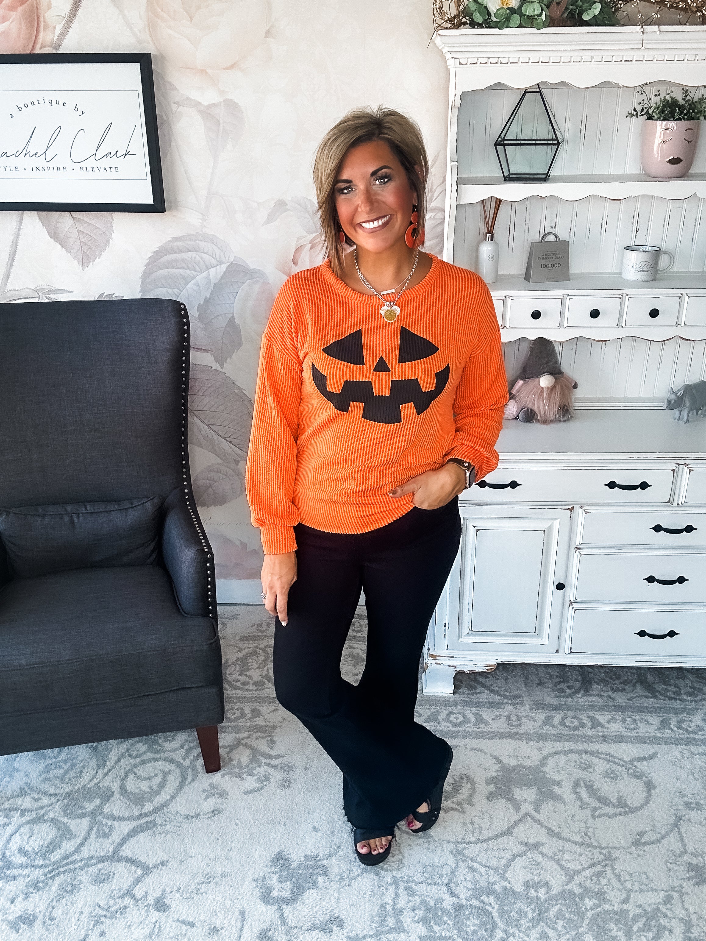 Jack-O Pumpkin Pullover