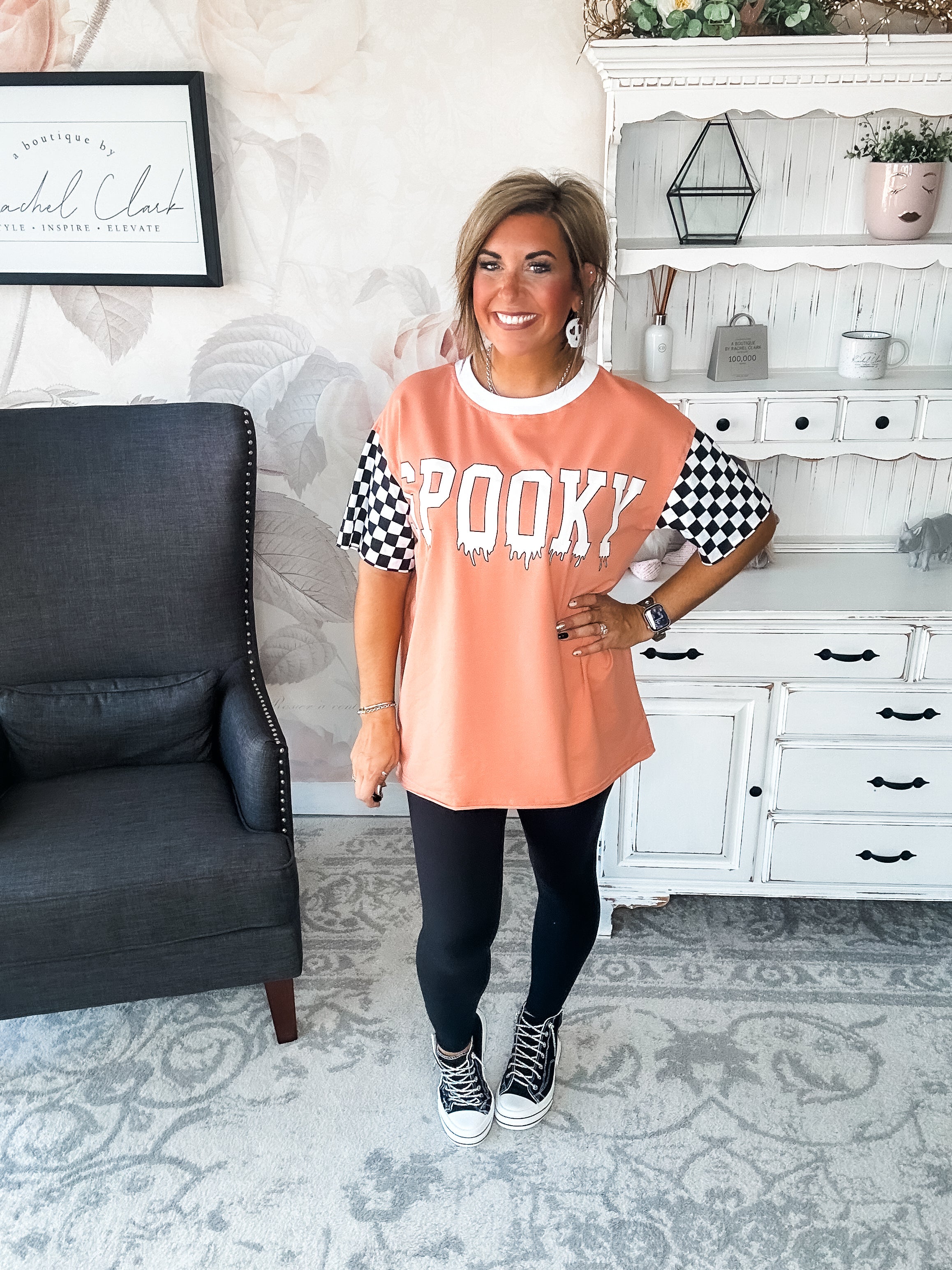 Ampersand Avenue Boyfriend Tee - Little Miss Spooky