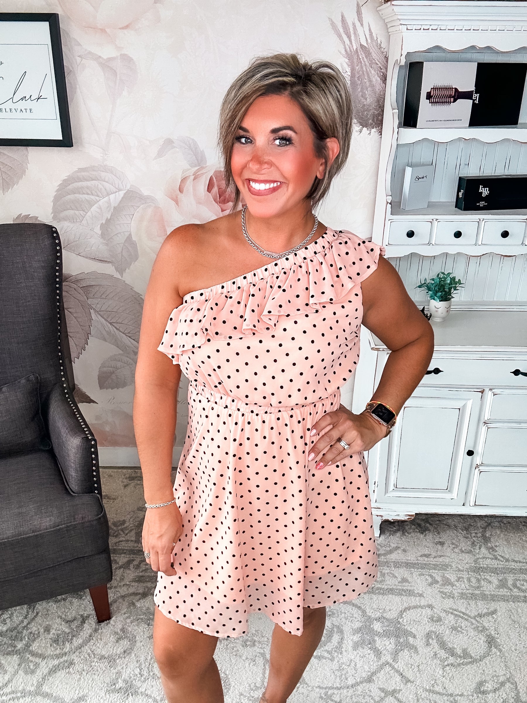 Perfectly Sunkissed Dress - Blush