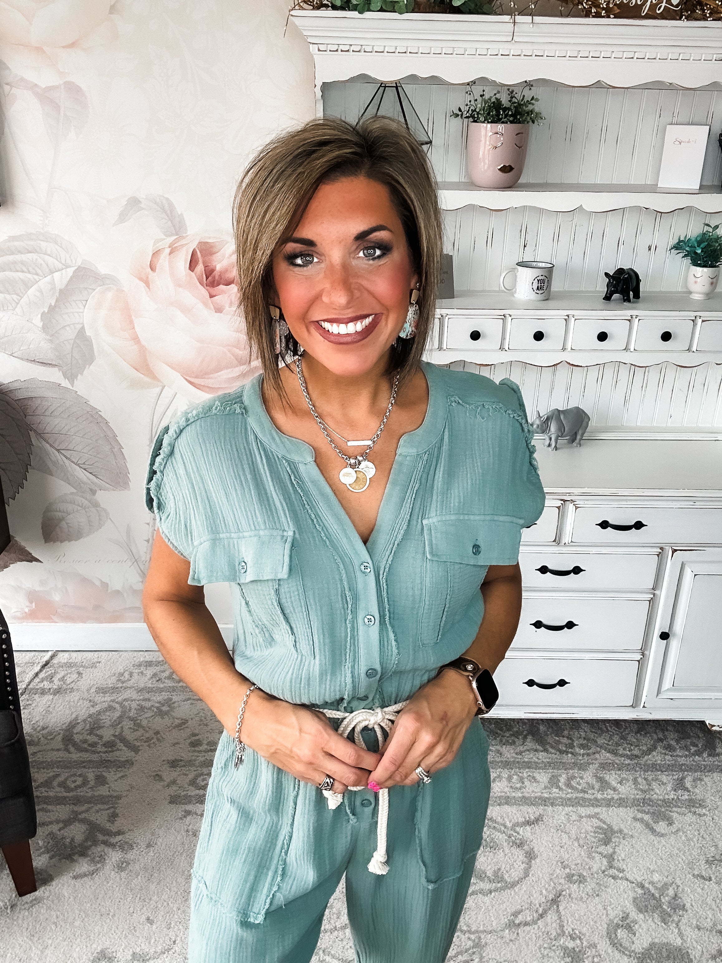 One More Time Utility Jumpsuit