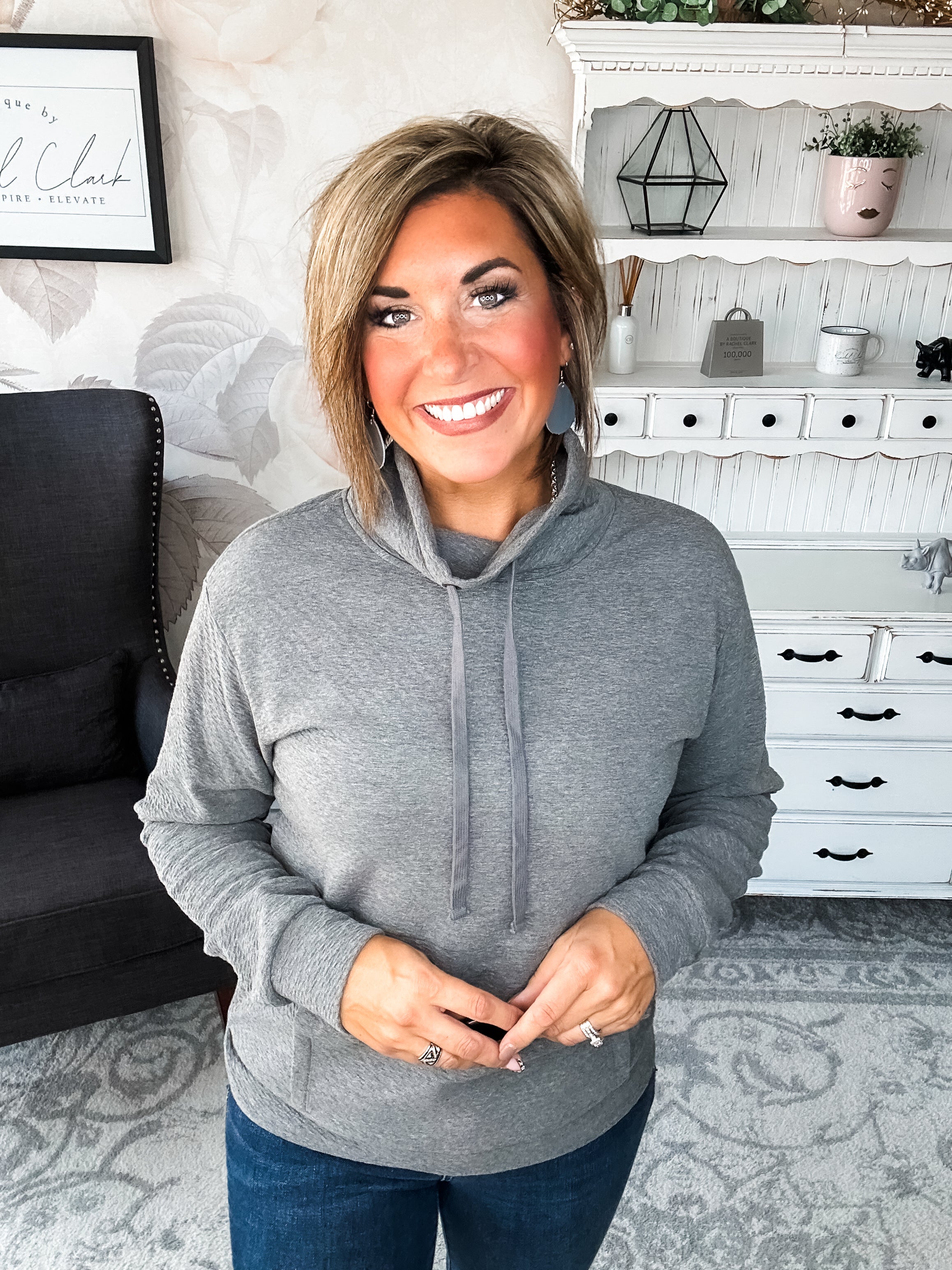 Finding Hope Funnel Neck Pullover