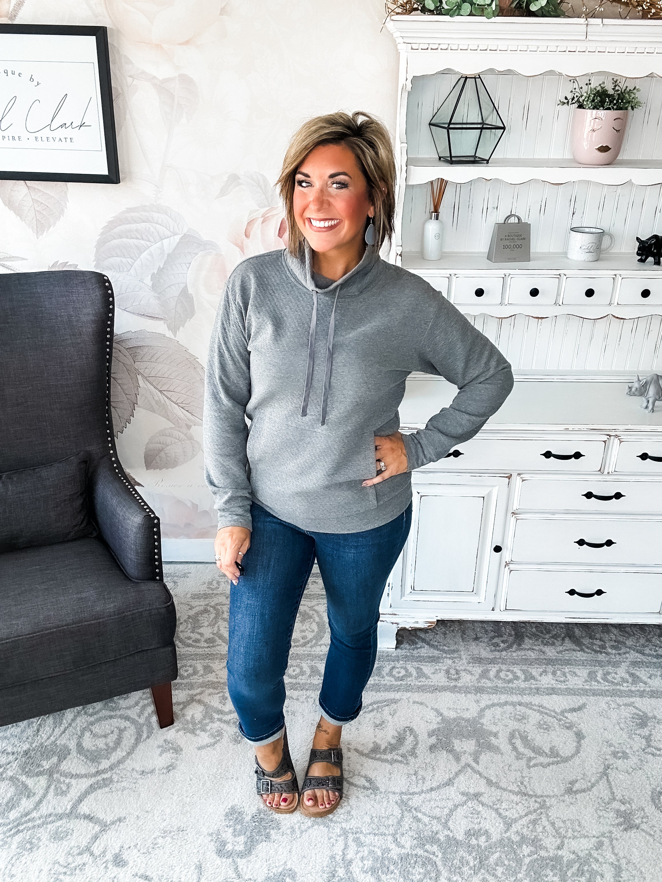 Finding Hope Funnel Neck Pullover