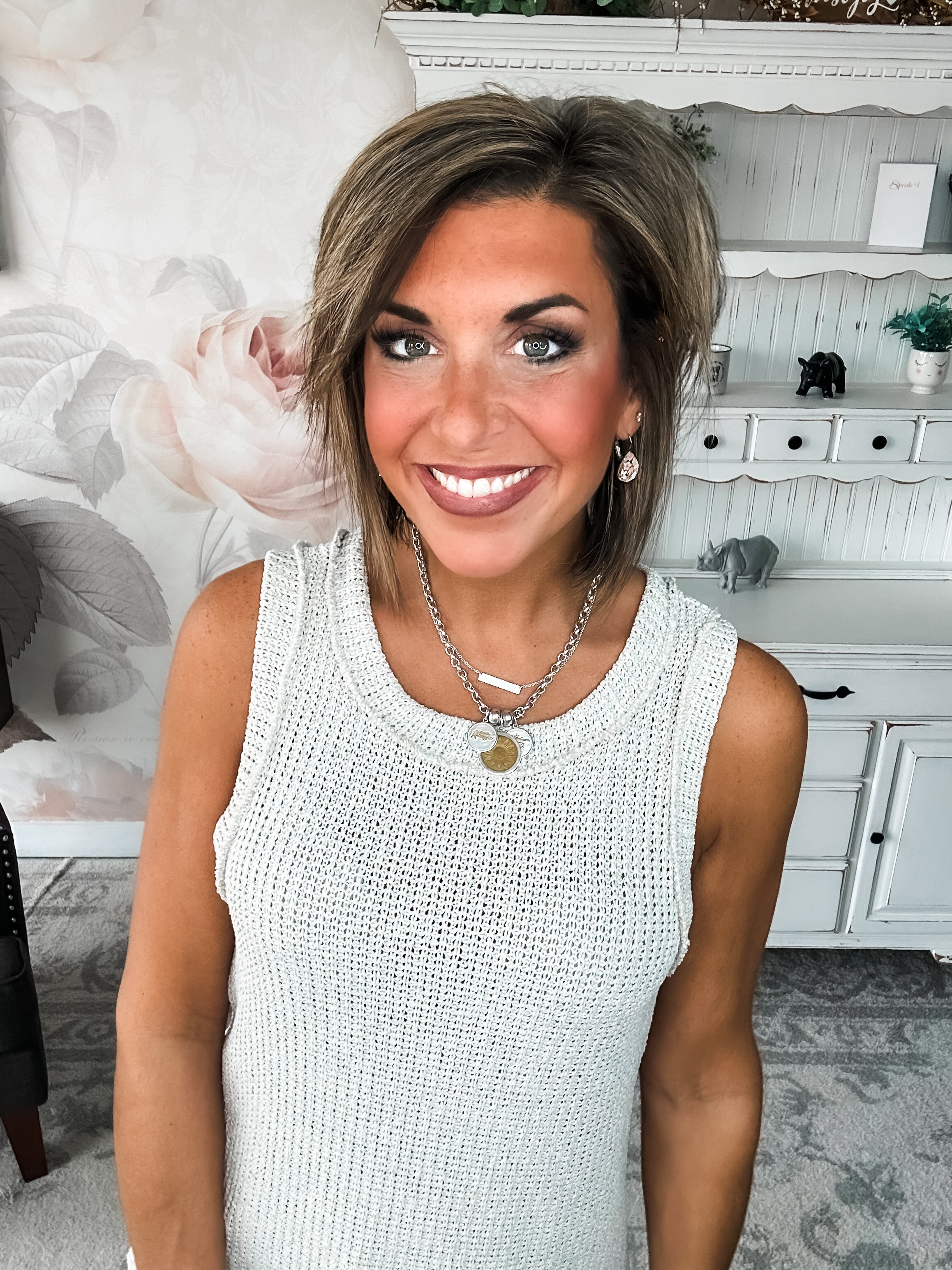 Here It Comes Knit Tank Top