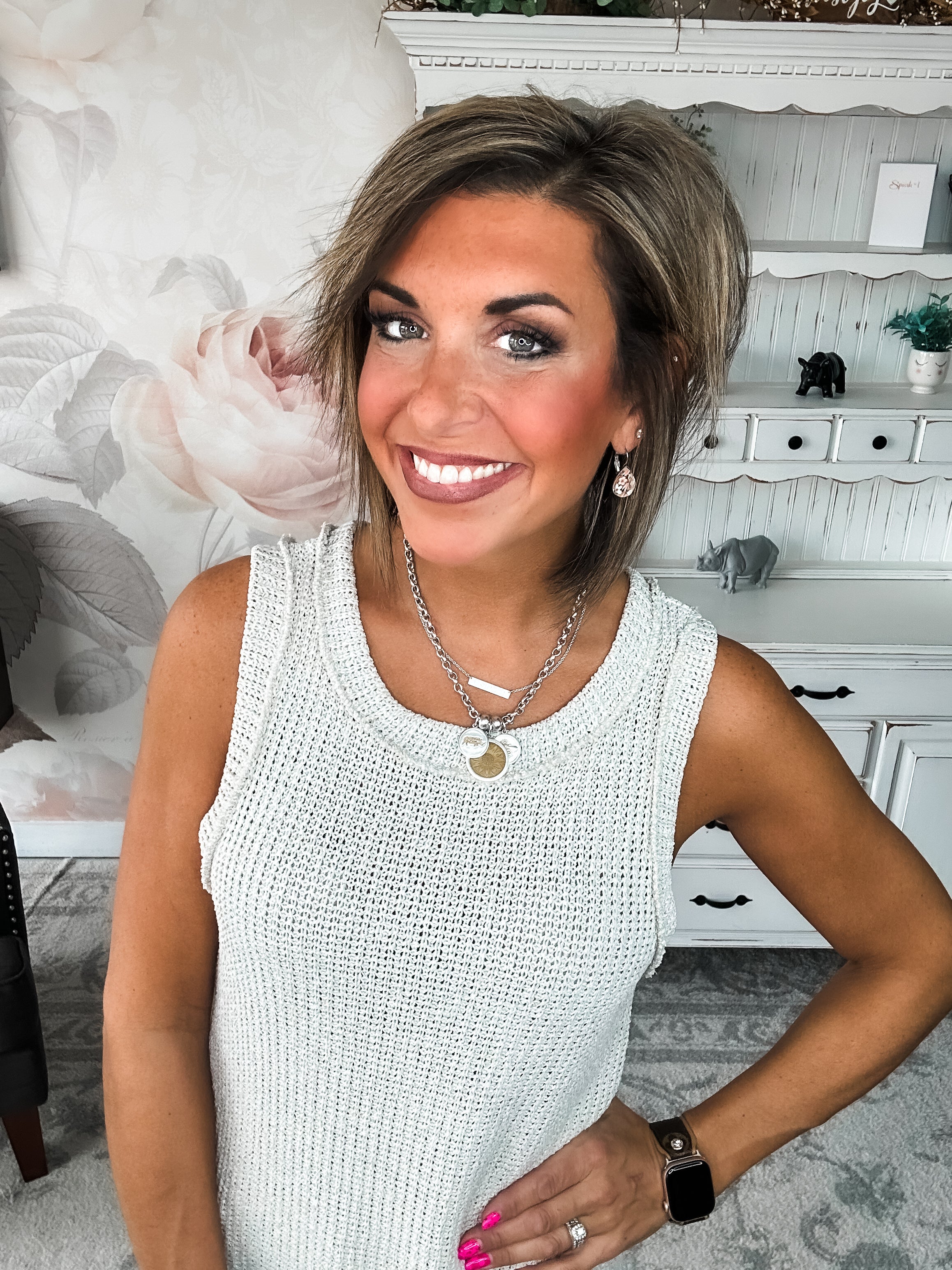 Here It Comes Knit Tank Top