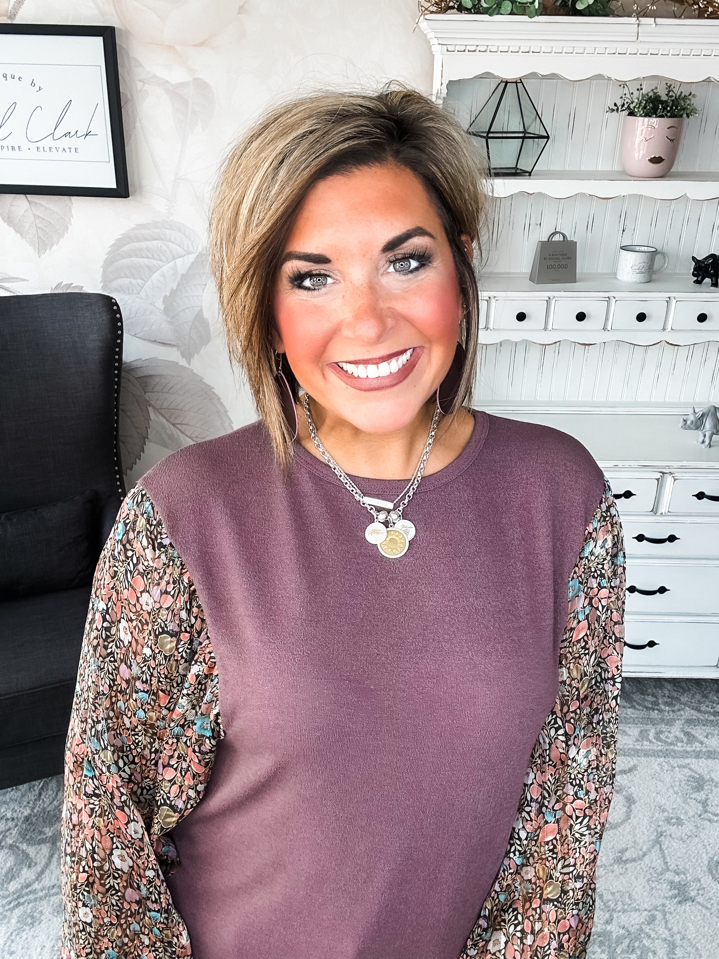 Tell Me You Love Me Blouse - Mocha