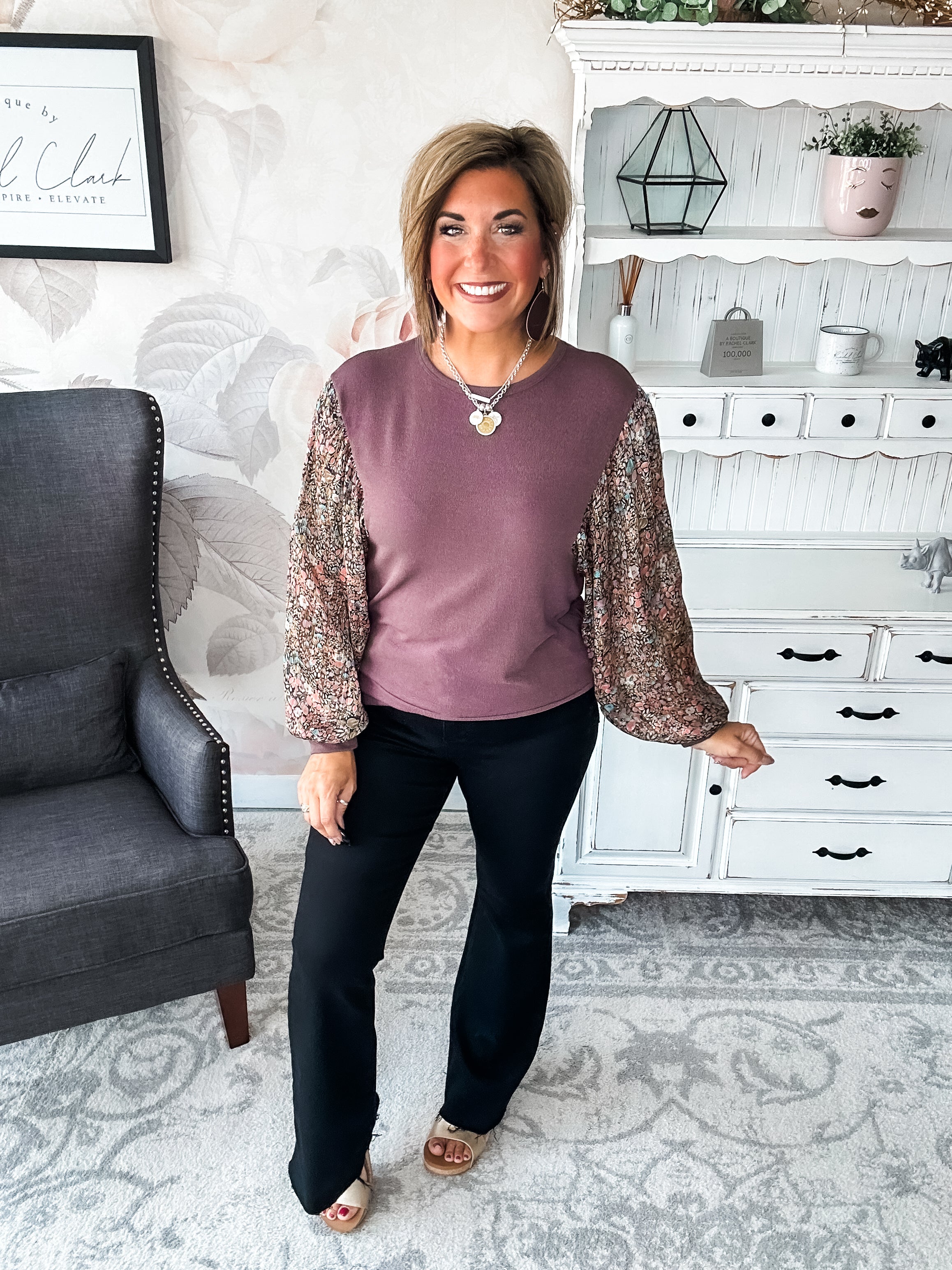 Tell Me You Love Me Blouse - Mocha