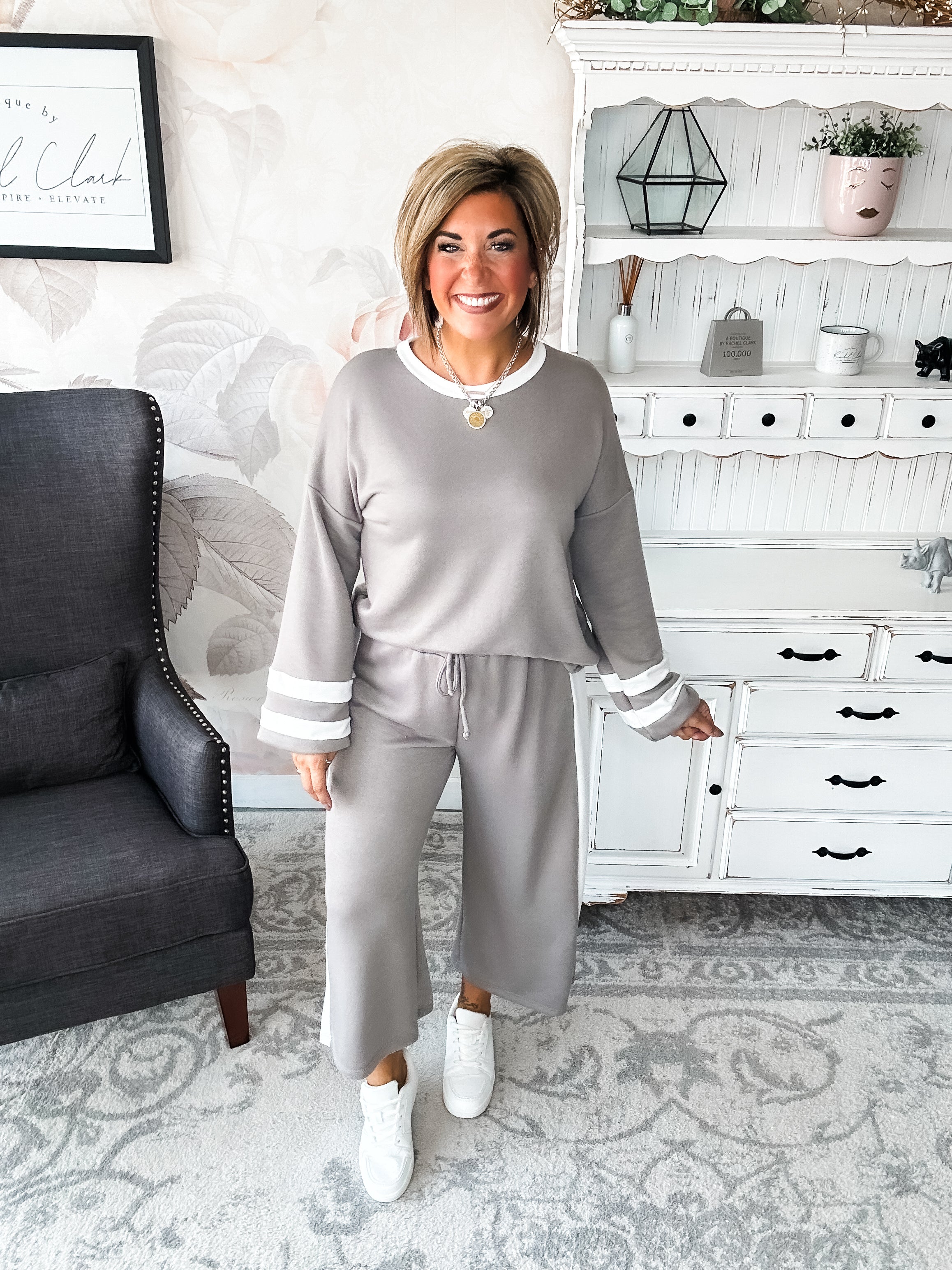 Want This Back Set - Grey