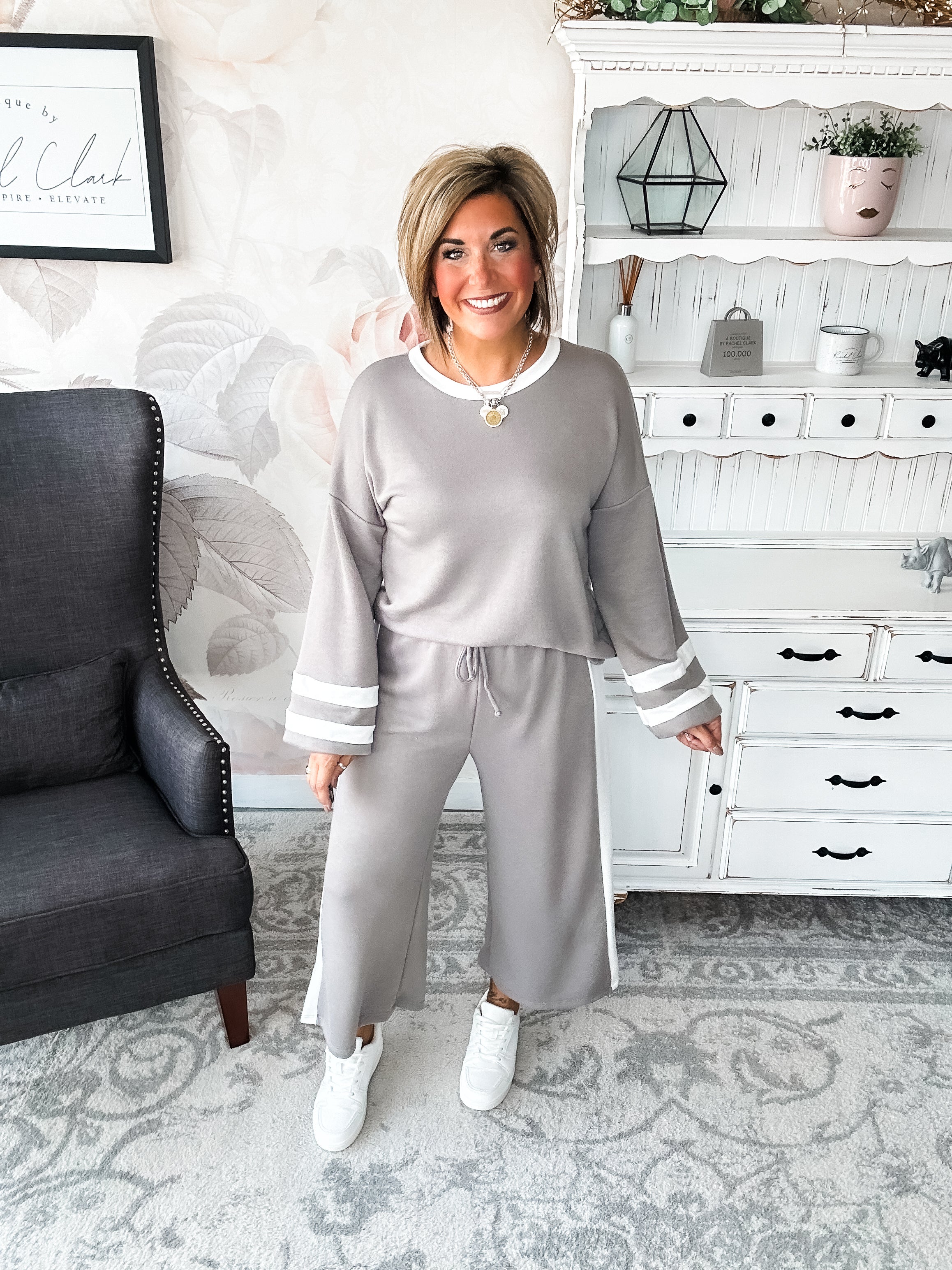 Want This Back Set - Grey