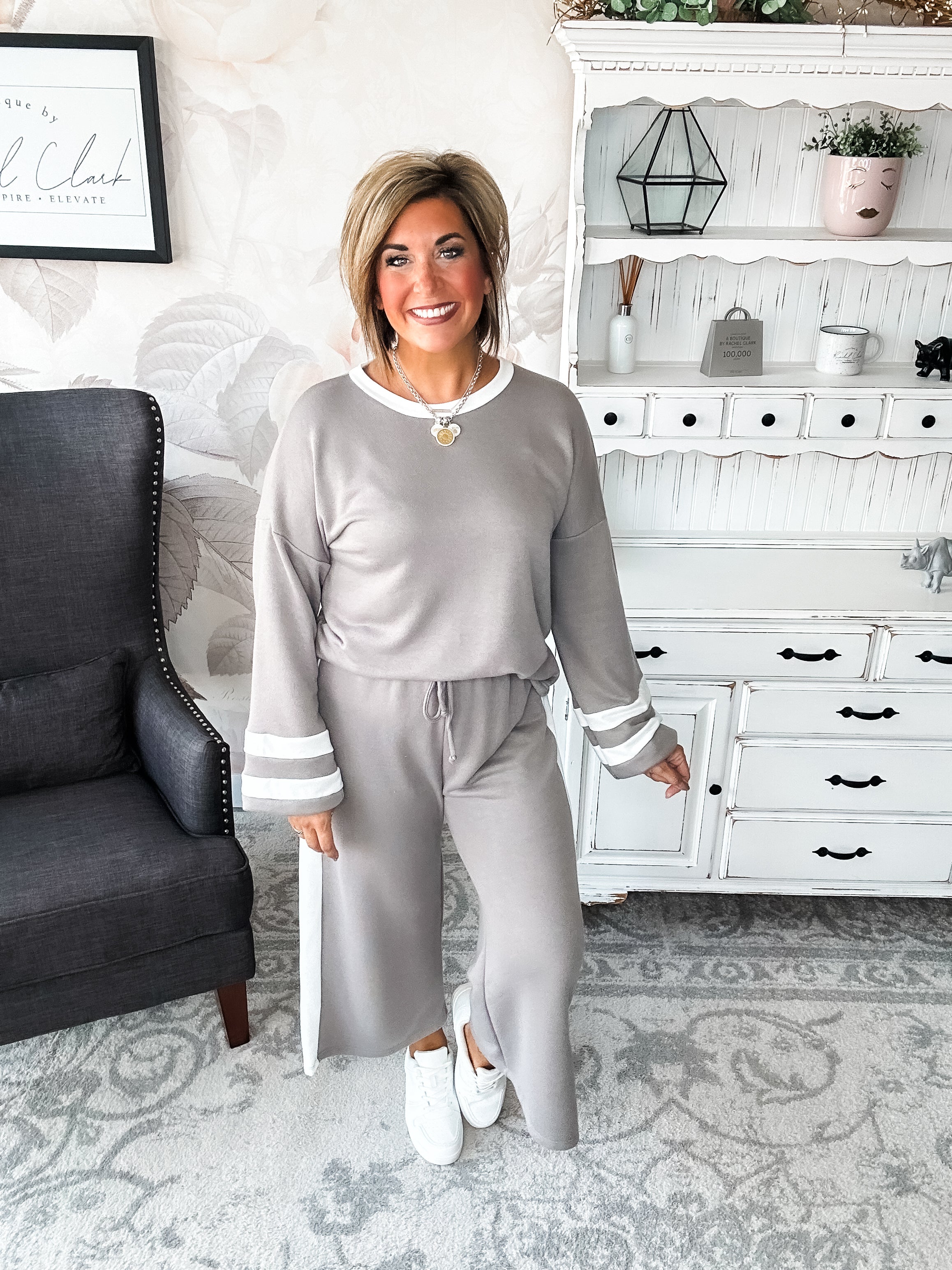 Want This Back Set - Grey