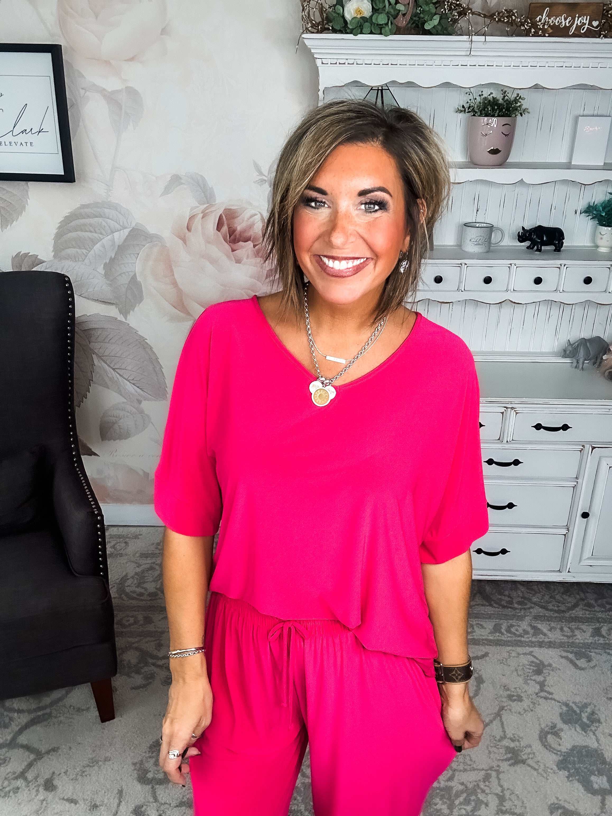 Deserve The Best Set - Fuchsia